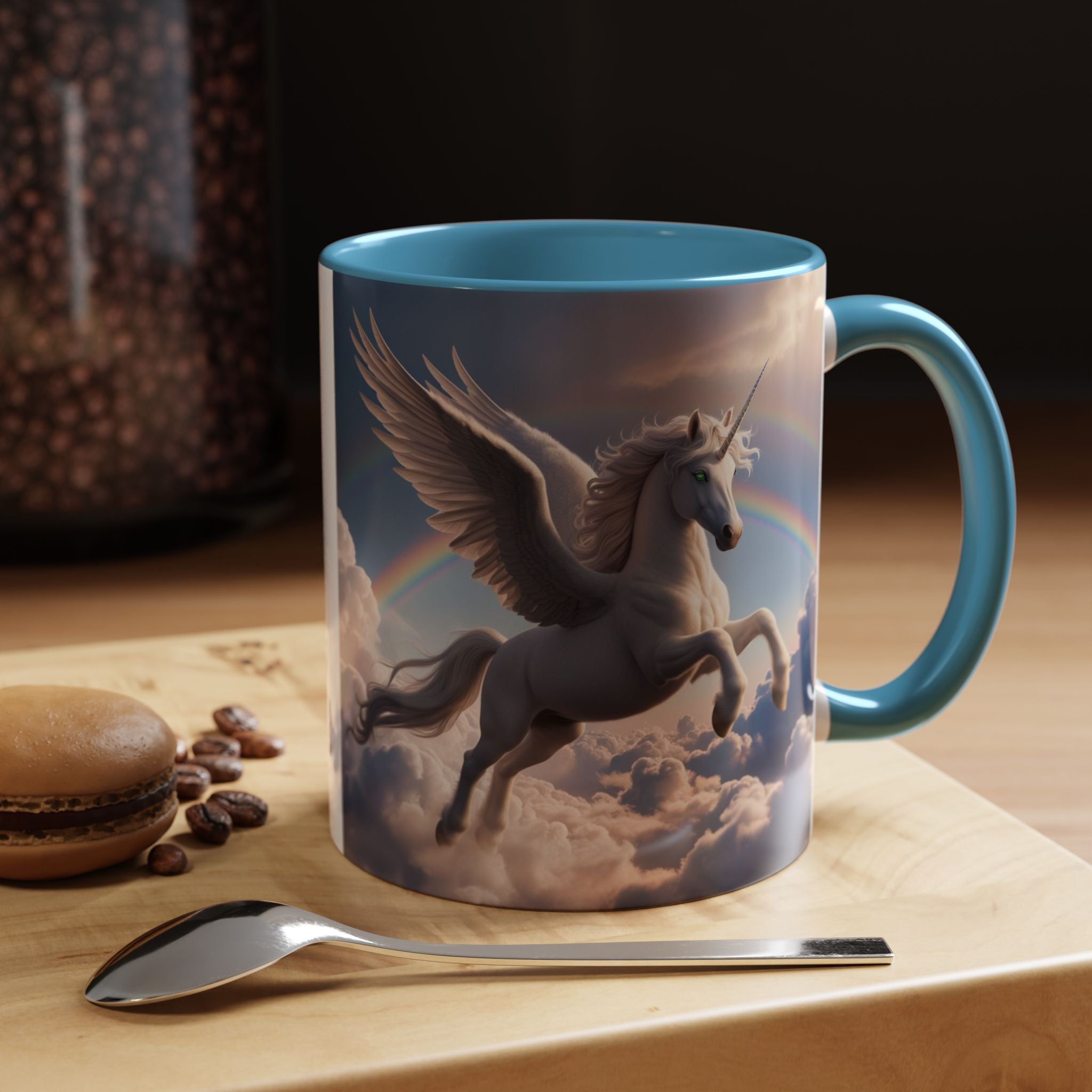 Unicorn Coffee Mug: Enchanted Alicorn, Mythical Creature, Fairytale Gift (Pink)