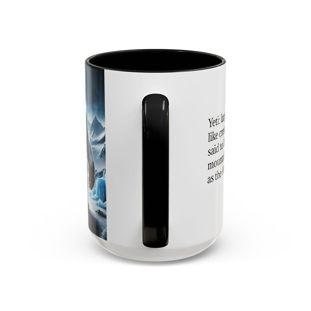 Yeti Coffee Mug: Abominable Snowman, Sasquatch Camping Gift, Himalayan Mountain Cryptid