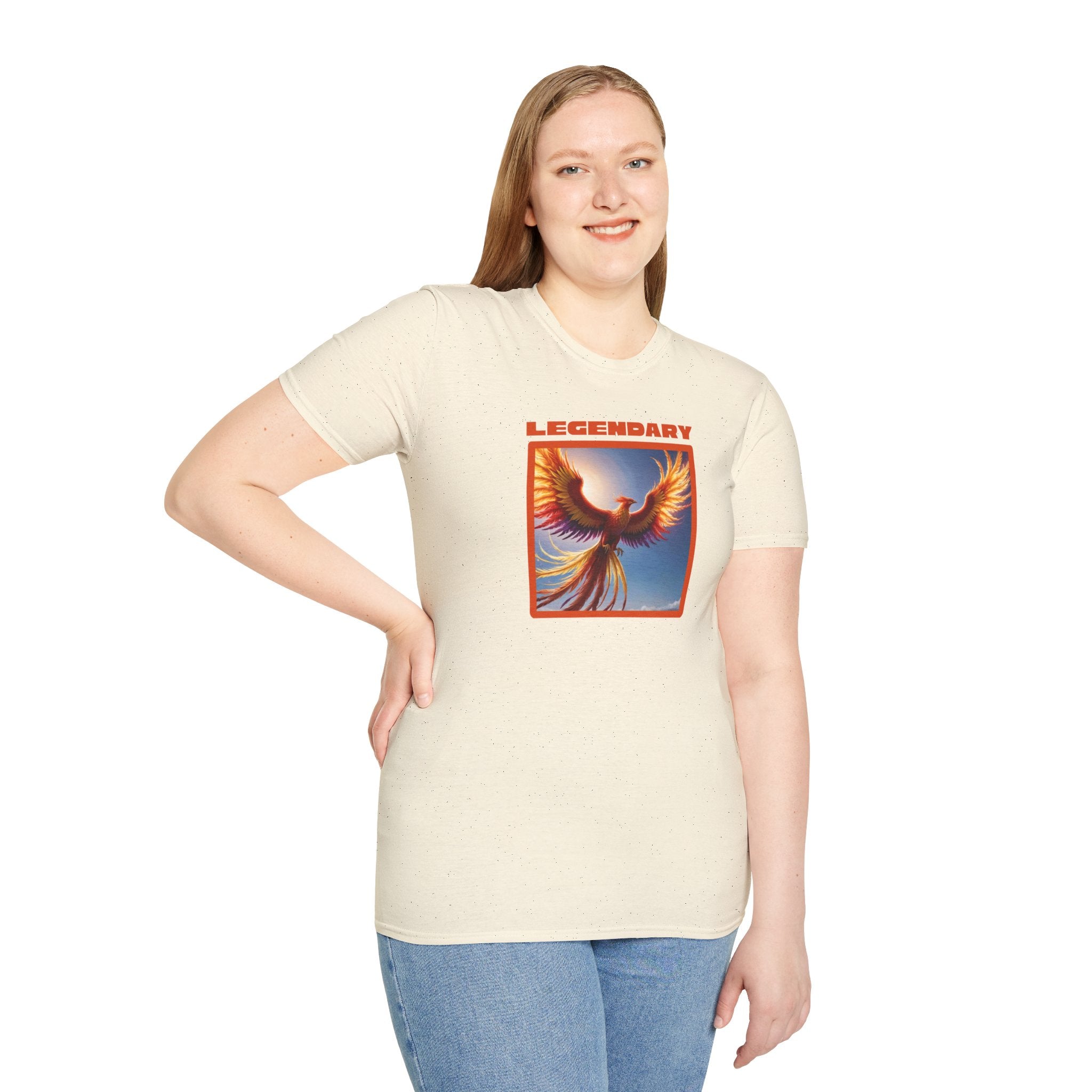 Phoenix Shirt: Legendary Bird Graphic Tee, Phoenix Rising, Mythical Creature Tshirt