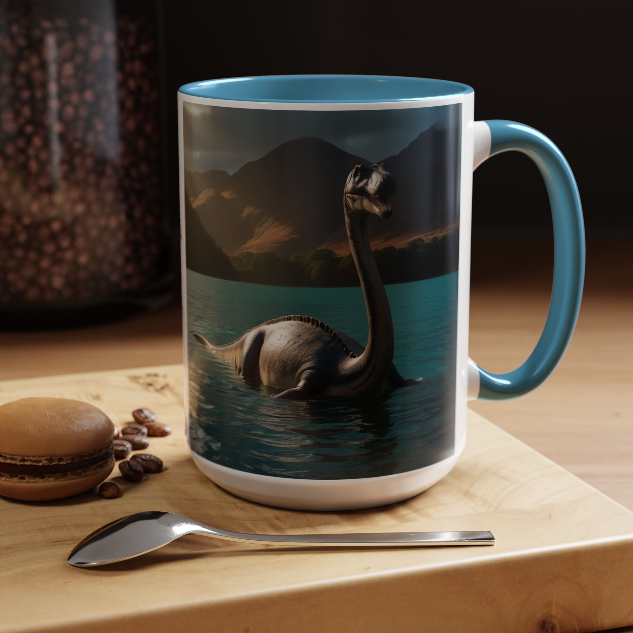 Loch Ness Monster Coffee Mug: Nessie Cryptid Gift, Scottish Sea Creature