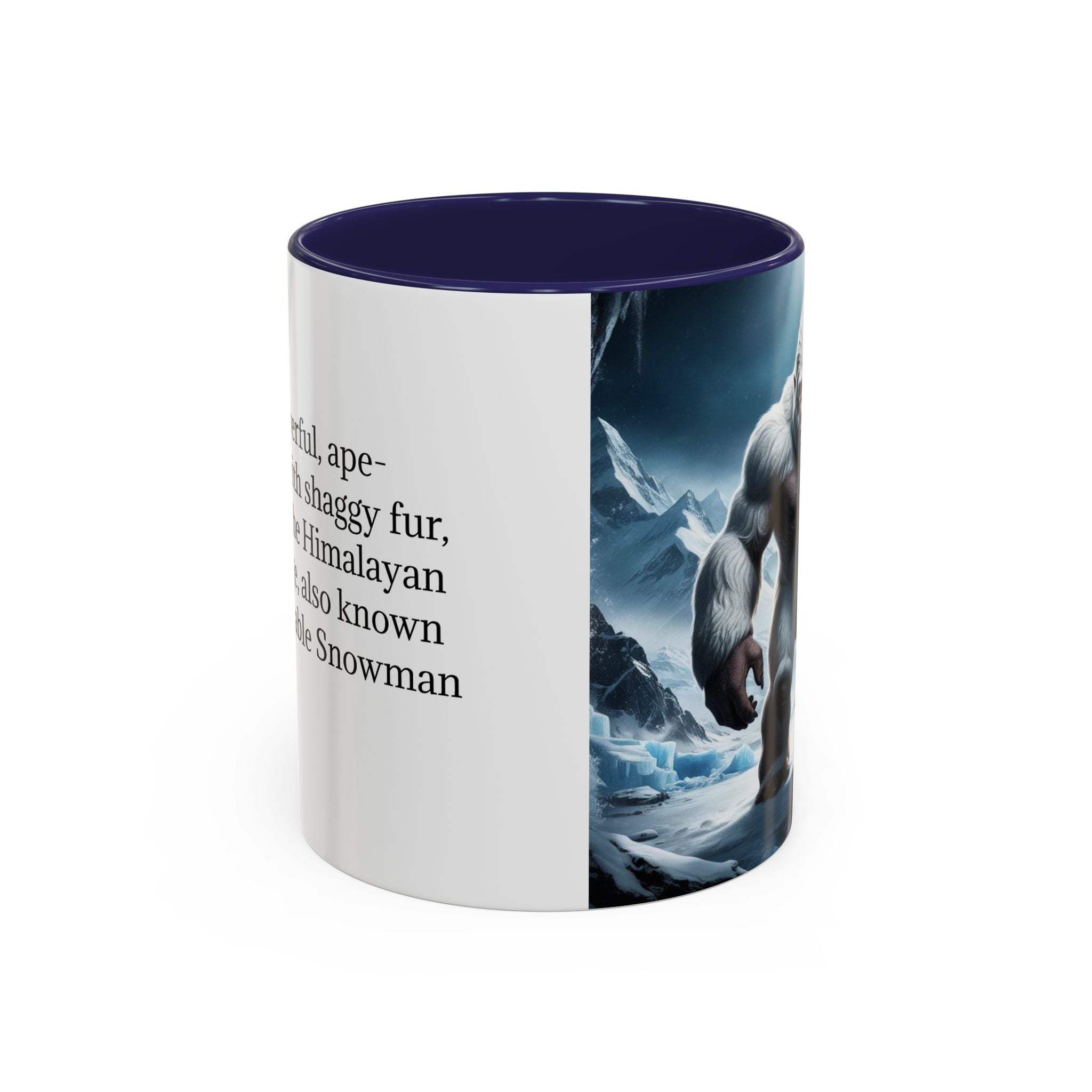 Yeti Coffee Mug: Abominable Snowman, Sasquatch Camping Gift, Himalayan Mountain Cryptid
