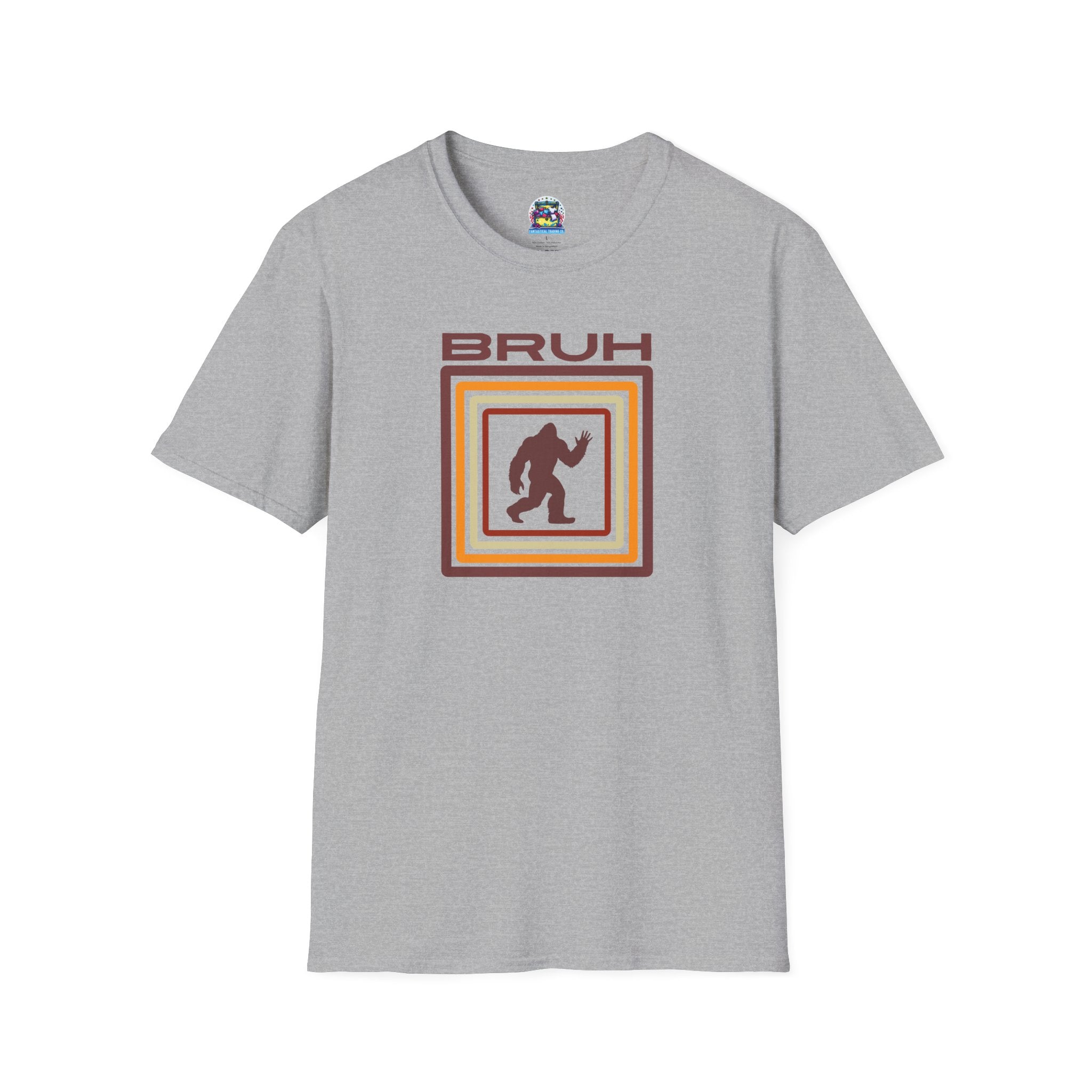 Bigfoot Shirt: Sasquatch Graphic Tee, Bruh, Soft Cotton T-shirt, Legendary Creature