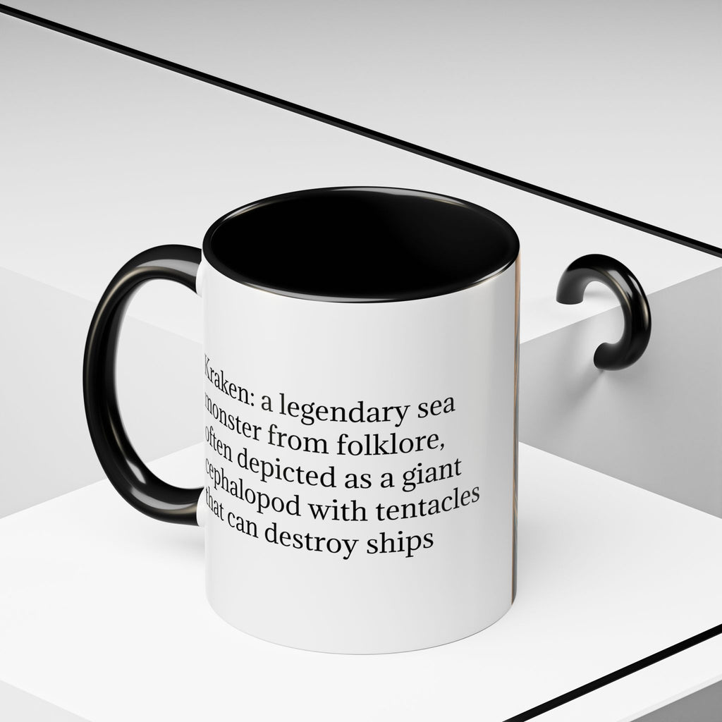 Kraken Coffee Mug: Giant Squid Coffee Cup, Sea Creature, Mugs for Men