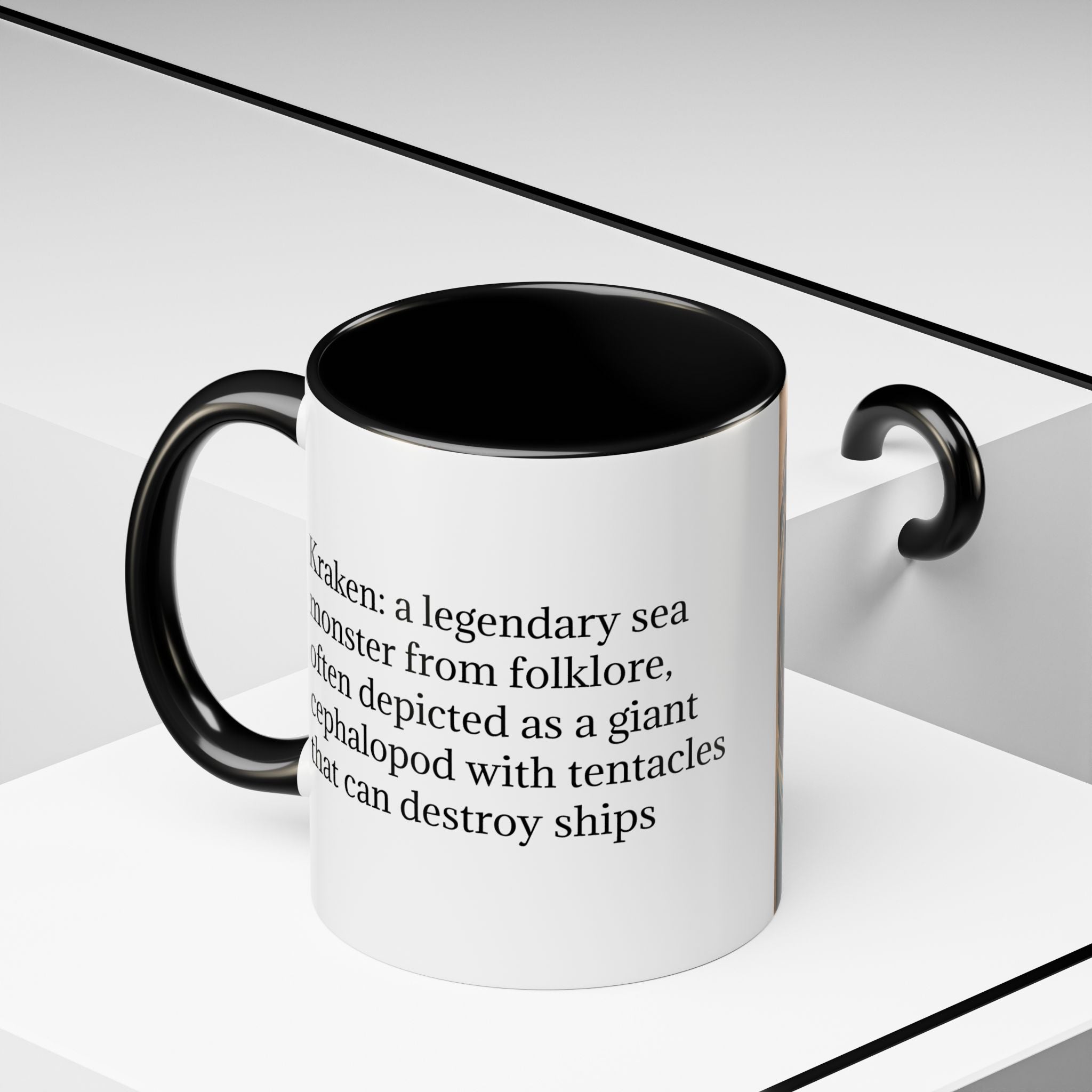 Kraken Coffee Mug: Giant Squid Coffee Cup, Sea Creature, Mugs for Men