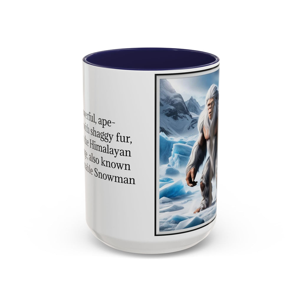 Yeti Coffee Mug: Abominable Snowman, Himalayan Mountain Cryptid, Bigfoot Camping Gift
