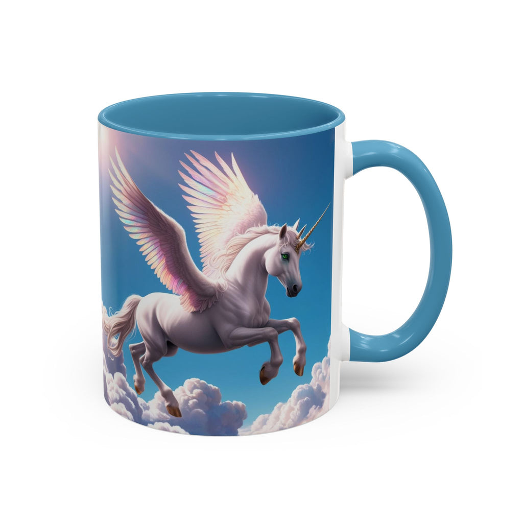 Unicorn Coffee Cup: Fantasy Alicorn Mug, Legendary Creature, Enchanted Gift (Purple)