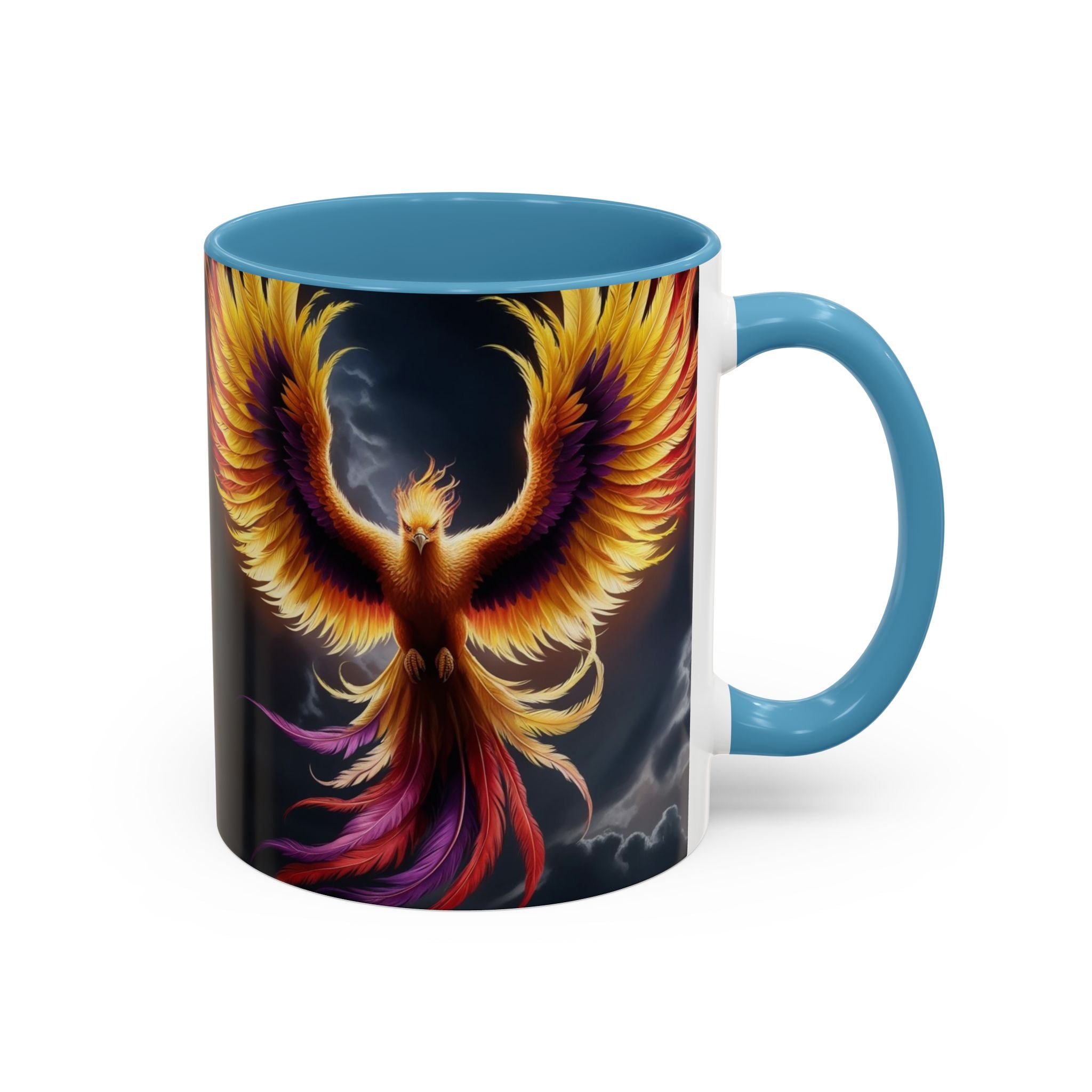 Phoenix Coffee Mug: Mythical Firebird Ceramic Cup, Fantasy Mug, Legendary Creature