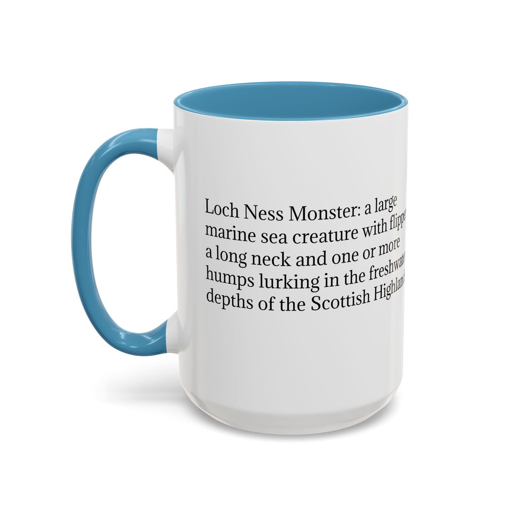 Loch Ness Monster: Nessie Coffee Mug, Mythical Sea Creature, Plesiosaurus Gift