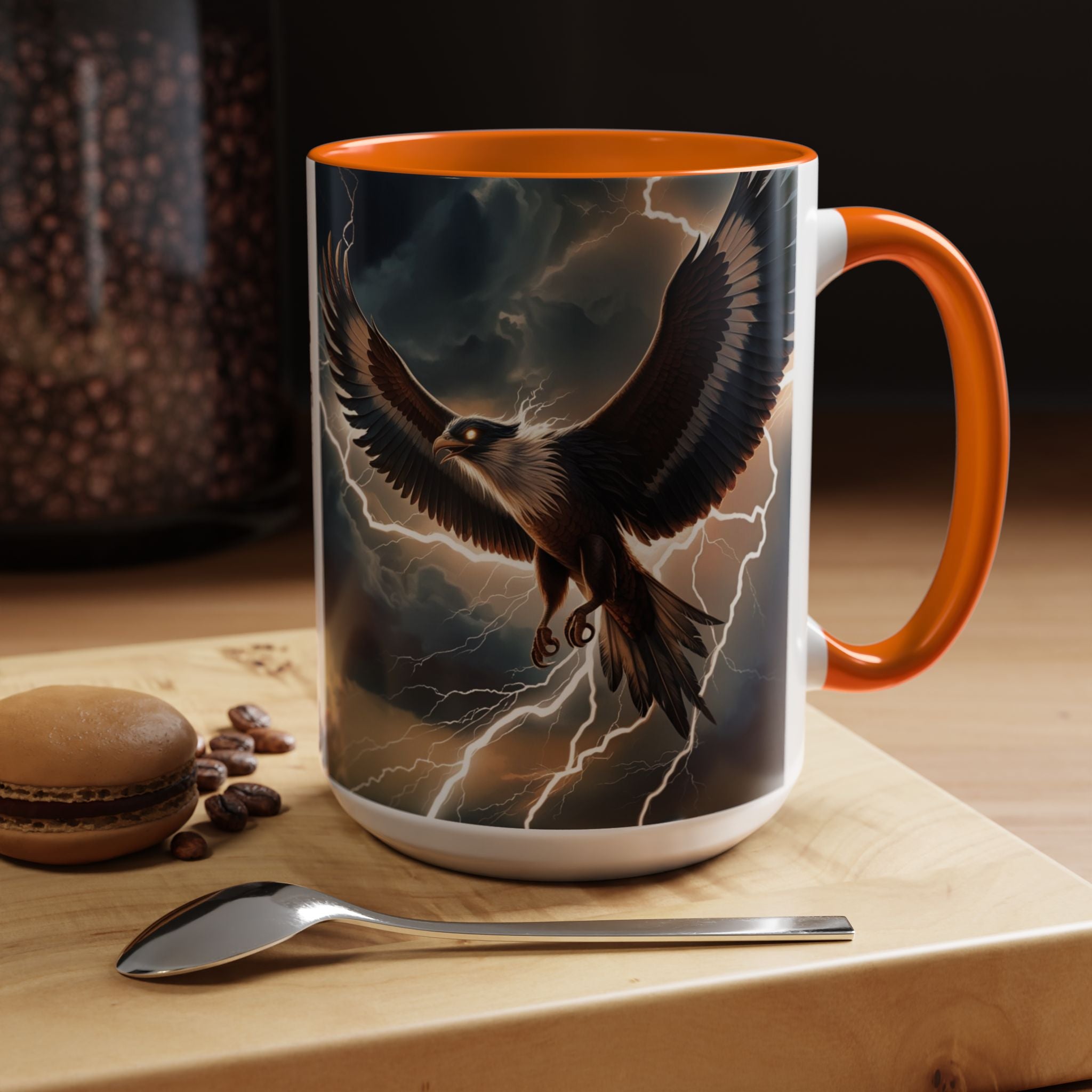 Thunderbird Coffee Cup: Legendary Creature, Spirit Animal, Cryptid Mugs for Men