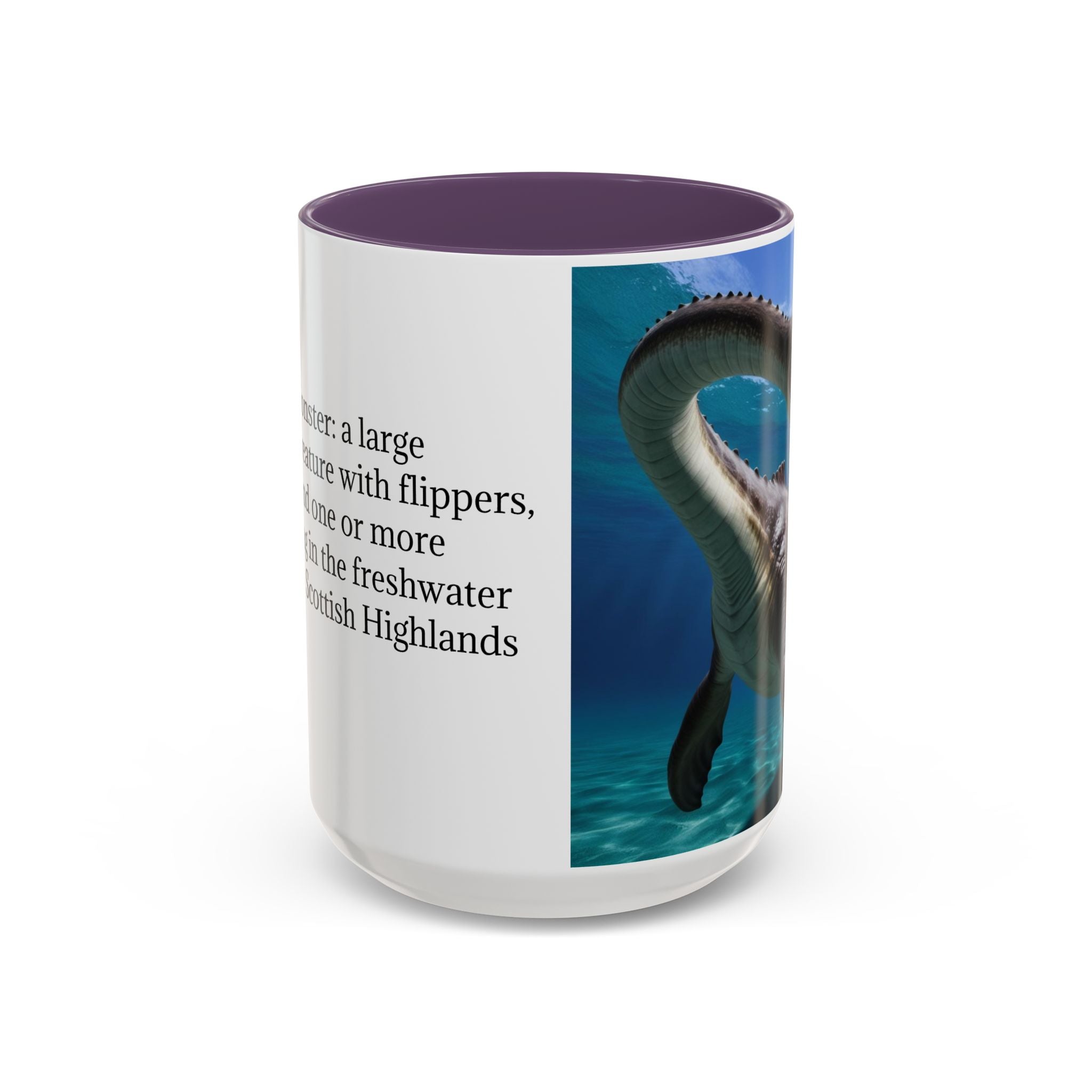 Loch Ness Monster: Nessie Coffee Mug, Mythical Sea Creature, Plesiosaurus Gift