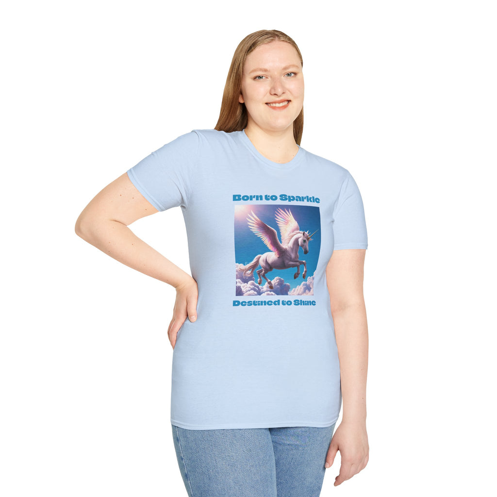 Unicorn Graphic Tee: Legendary Alicorn, Womens Cotton Shirt, Mythical Creature