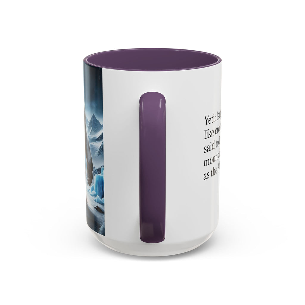 Yeti Coffee Mug: Abominable Snowman, Sasquatch Camping Gift, Himalayan Mountain Cryptid
