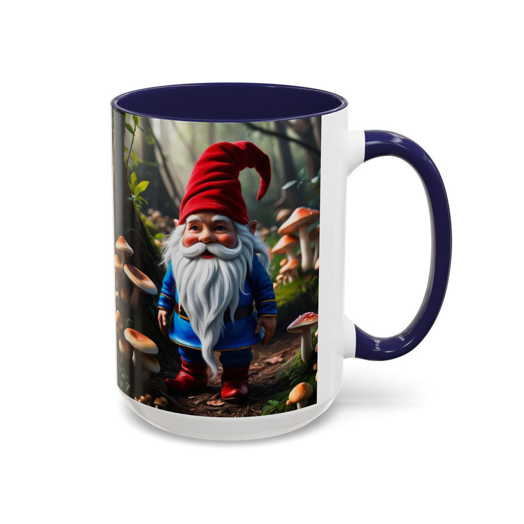 Gnome Coffee Mug: Nordic Folklore Gift, Scandinavian Nisse, Enchanted Mushroom Garden