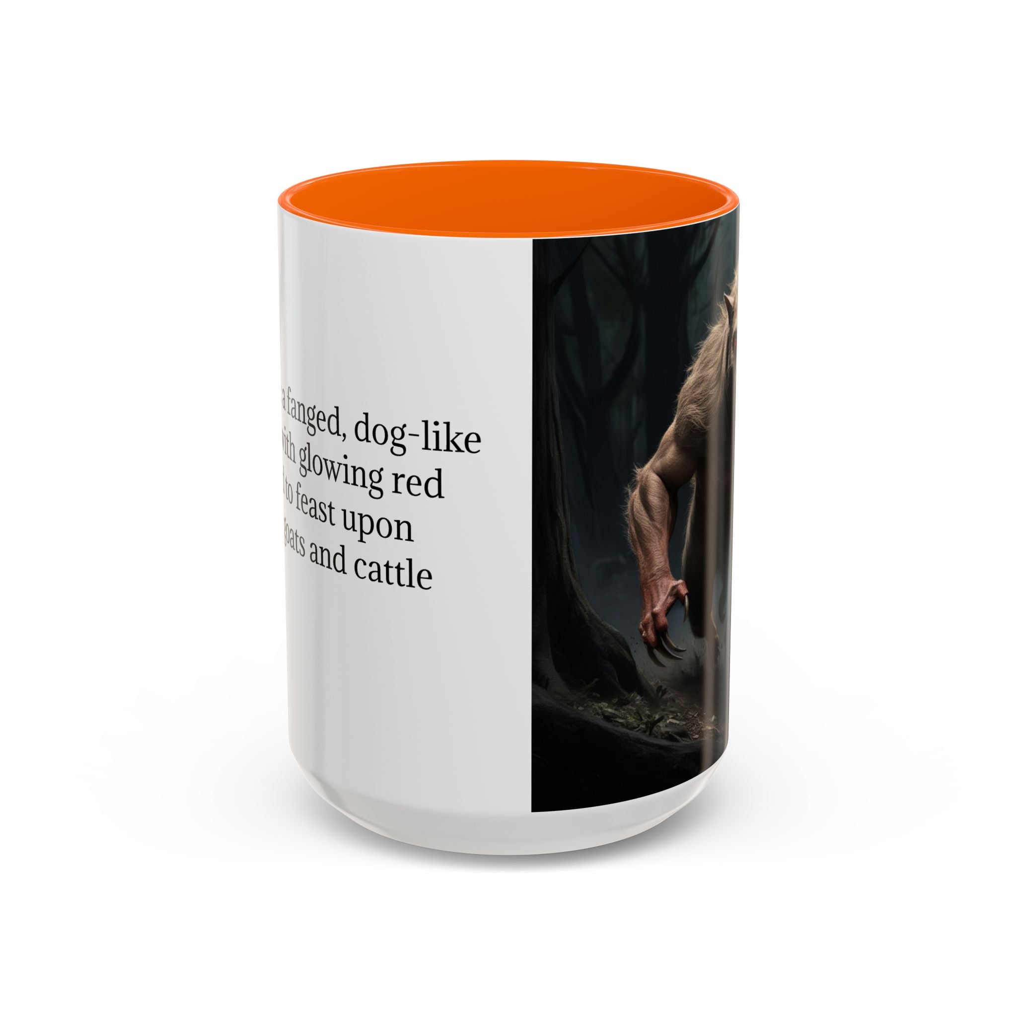 Chupacabra Coffee Mug: Supernatural Beast, Mexican Folklore Gift, Mythical Canine Cryptid