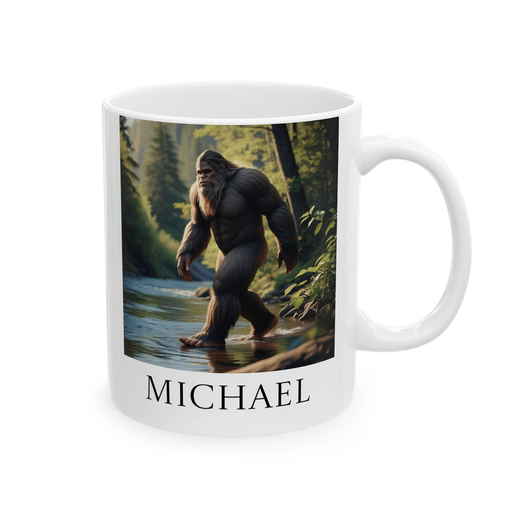 Customizable Bigfoot Coffee Mug: Sasquatch, Mythical Creature, Pacific Northwest Cryptid