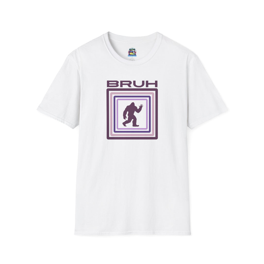 Bigfoot Shirt: Sasquatch Graphic Tee, Bruh, Mythical Creature, Soft Cotton T-Shirt