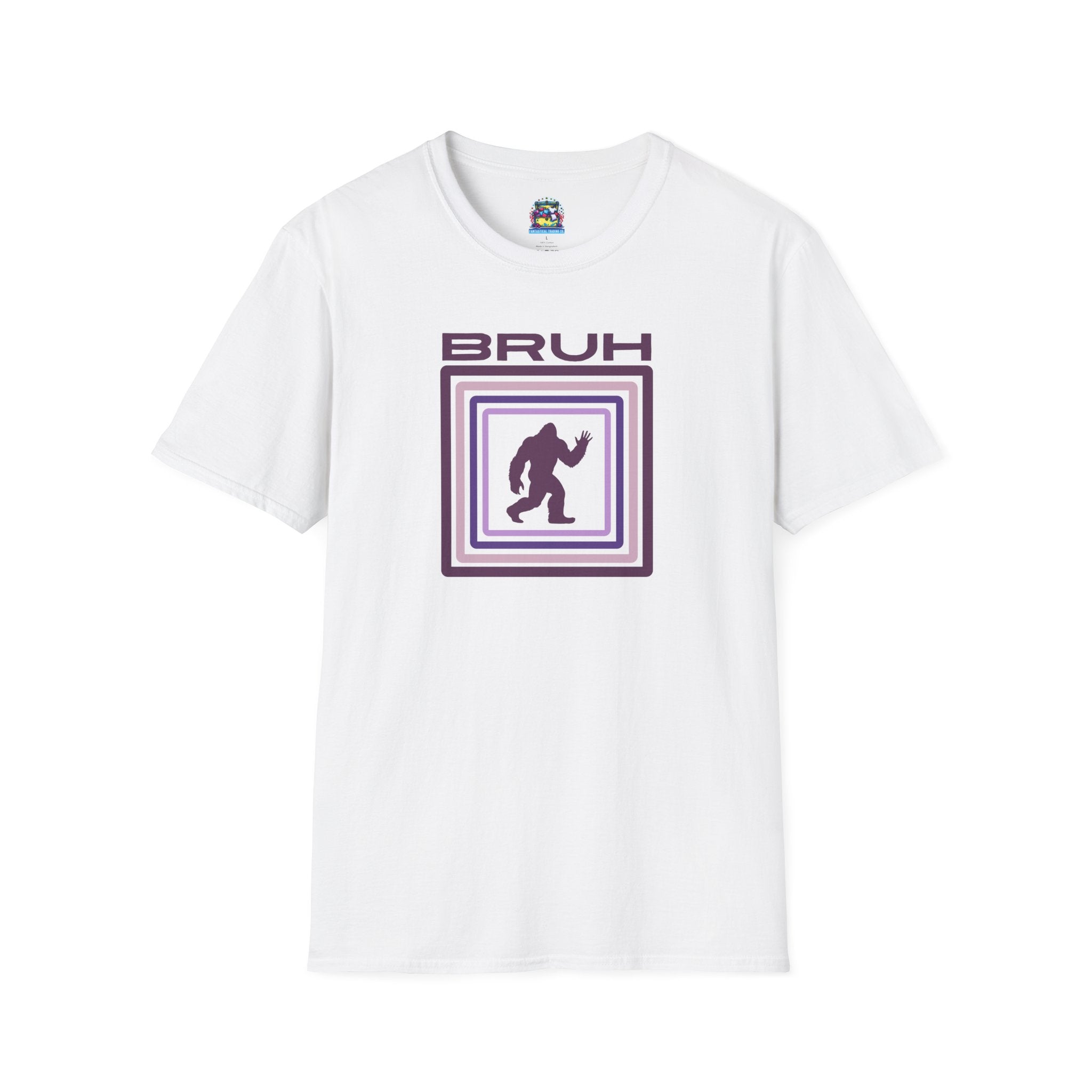 Bigfoot Shirt: Sasquatch Graphic Tee, Bruh, Mythical Creature, Soft Cotton T-Shirt
