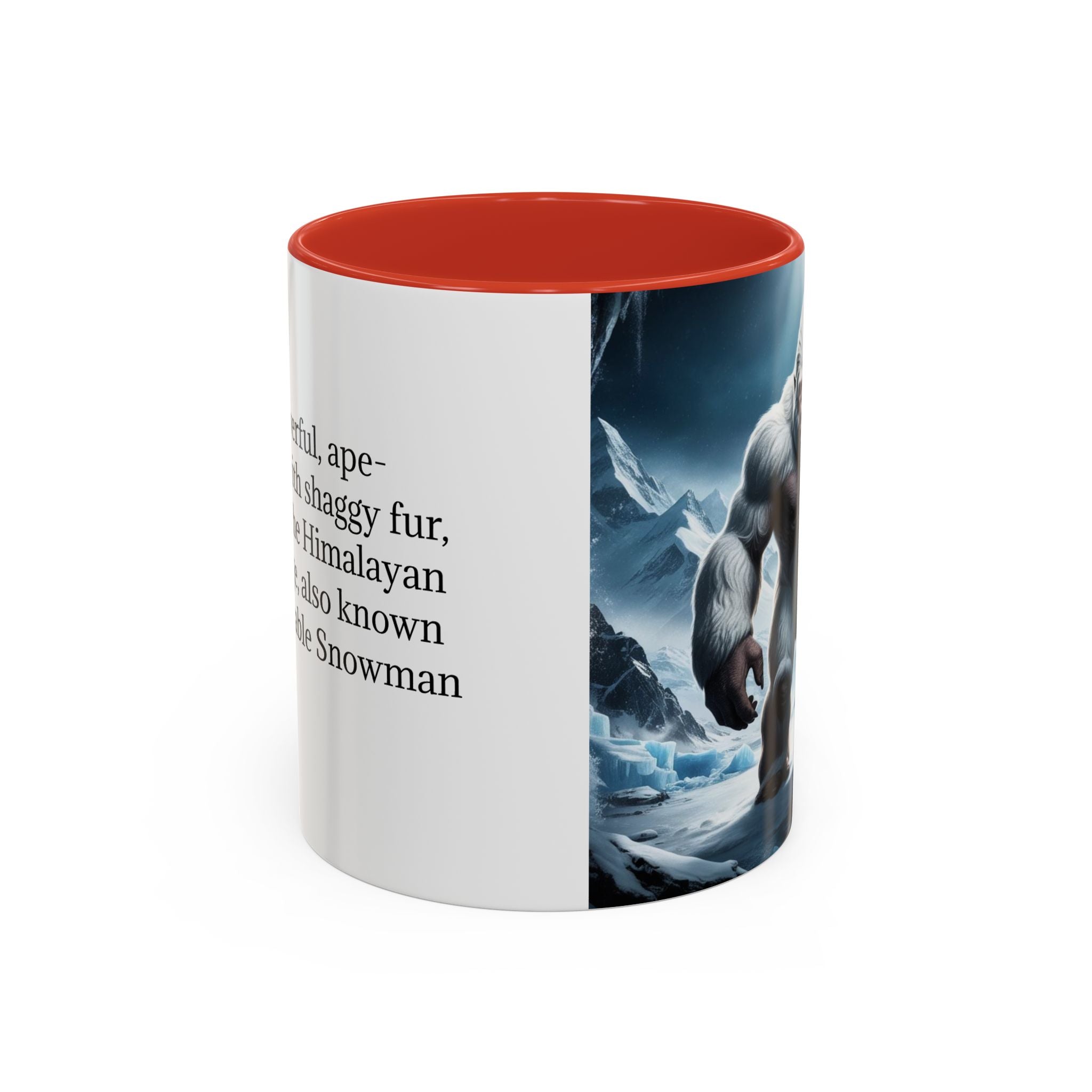 Yeti Coffee Mug: Abominable Snowman, Sasquatch Camping Gift, Himalayan Mountain Cryptid