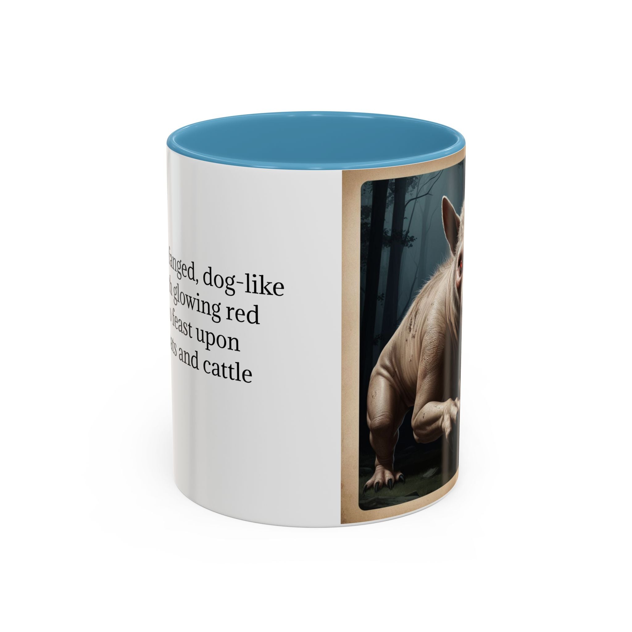 Chupacabra Mug: Supernatural Coffee Cup, Cryptid Beast, Mexican Folklore Gift