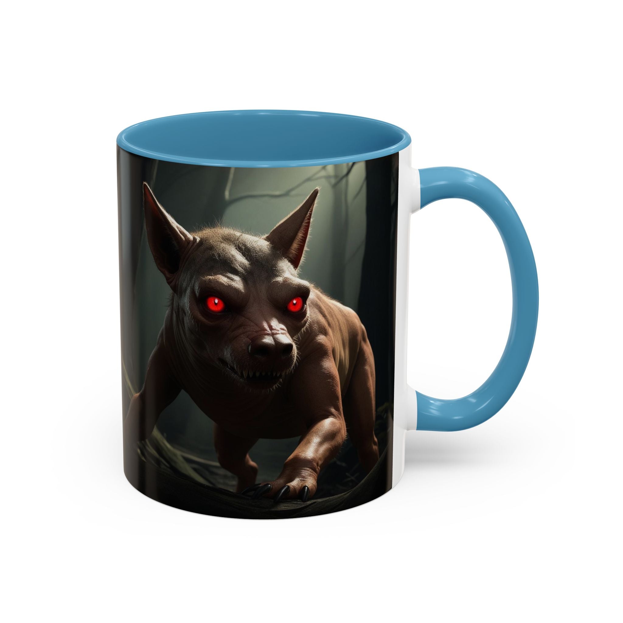 Chupacabra Coffee Cup Supernatural Beast, Mexican Folklore Gift, Mythical Canine Cryptid