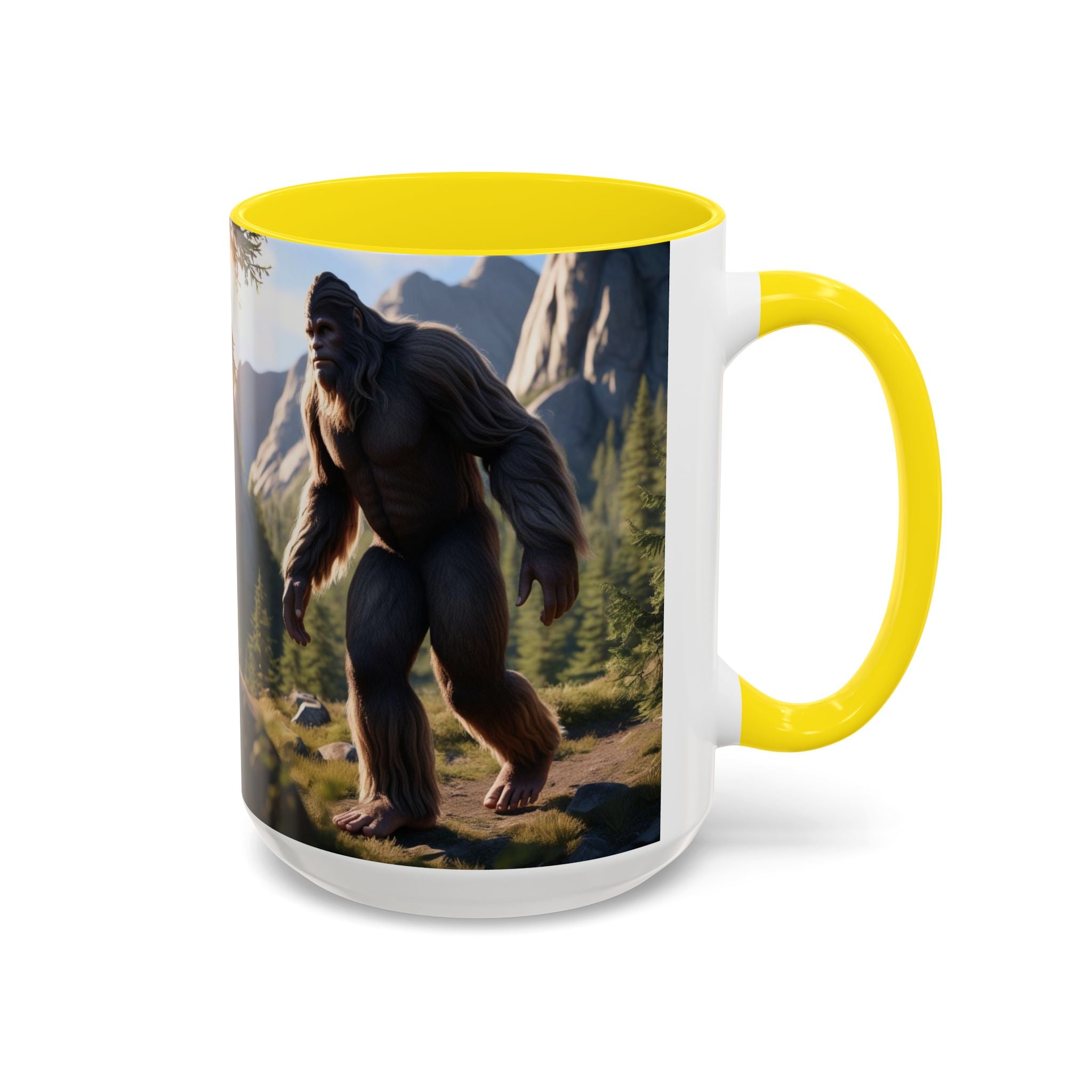Bigfoot Coffee Cup: Sasquatch Coffee Mug, Pacific Northwest Cryptid, Mythical Creature