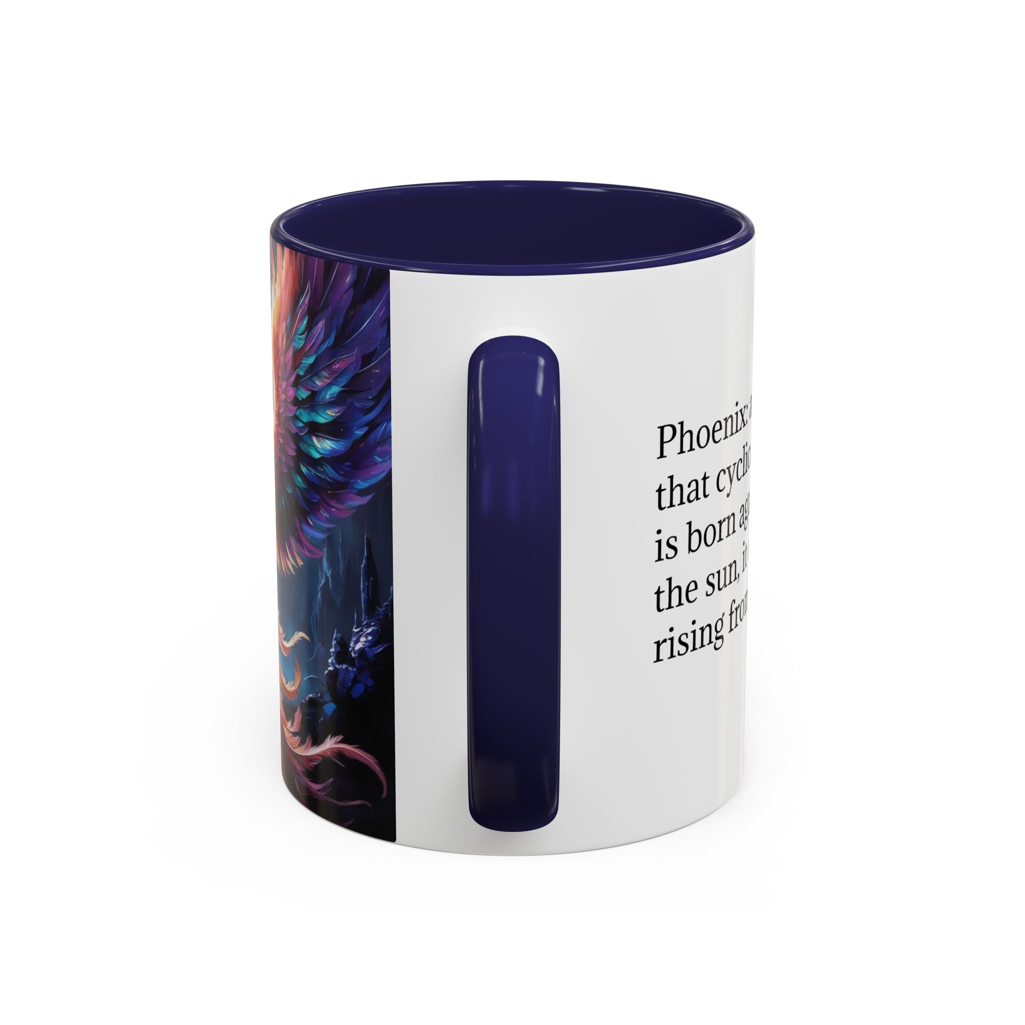 Phoenix Rising Coffee Mug: Firebird, Legendary Creature Coffee Cup, Gift for Women