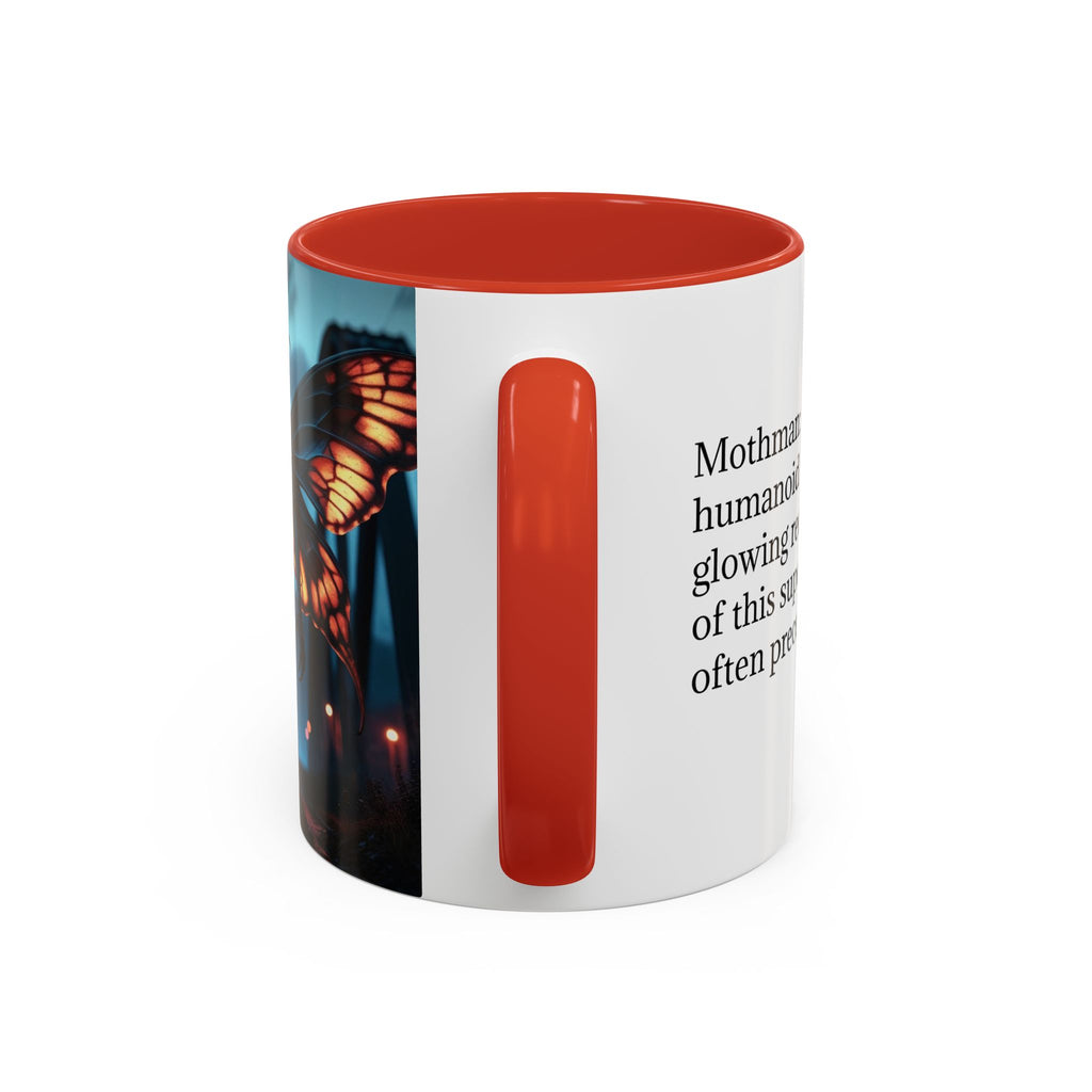 Mothman Coffee Mug: Supernatural Monster, Legendary Creature, Cryptid Gift (Bridge)