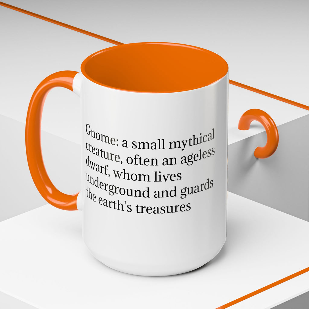 Gnome Coffee Mug: Nordic Folklore Gift, Scandinavian Nisse, Enchanted Mushroom Garden