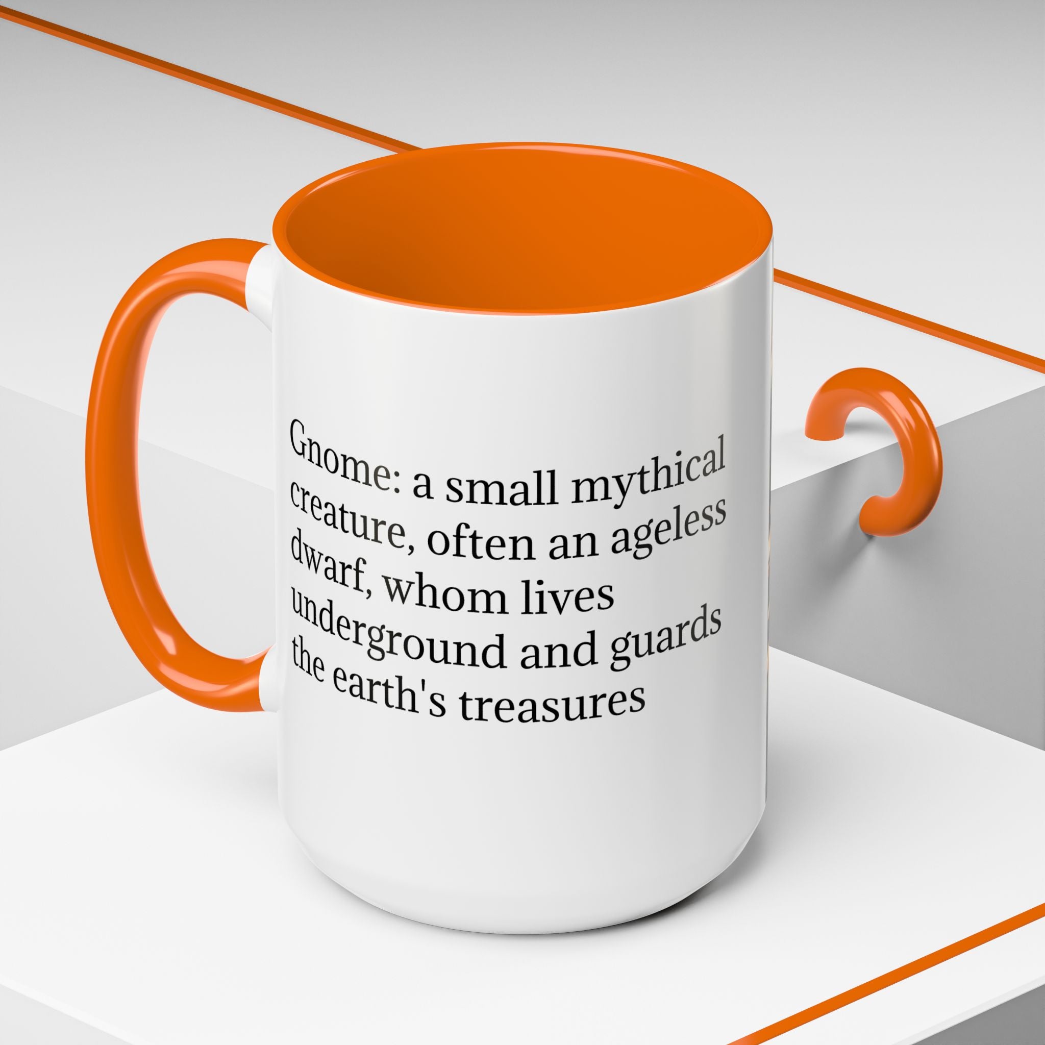Gnome Coffee Mug: Nordic Folklore Gift, Scandinavian Nisse, Enchanted Mushroom Garden