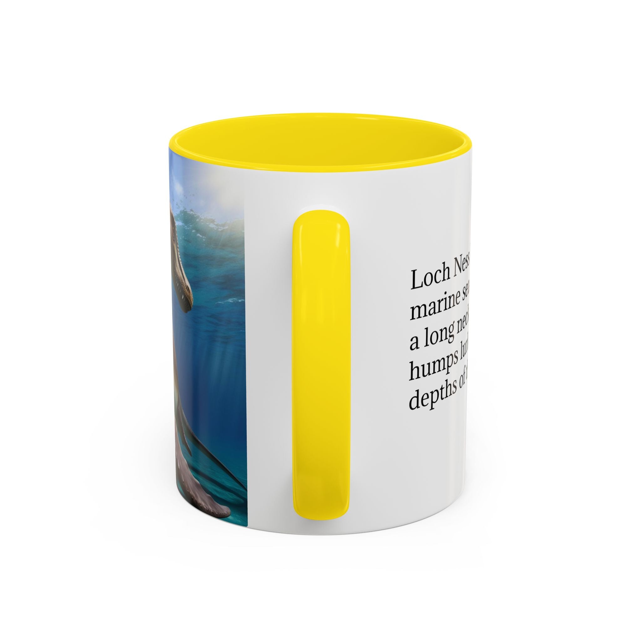 Loch Ness Monster: Nessie Coffee Mug, Mythical Sea Creature, Plesiosaurus Gift
