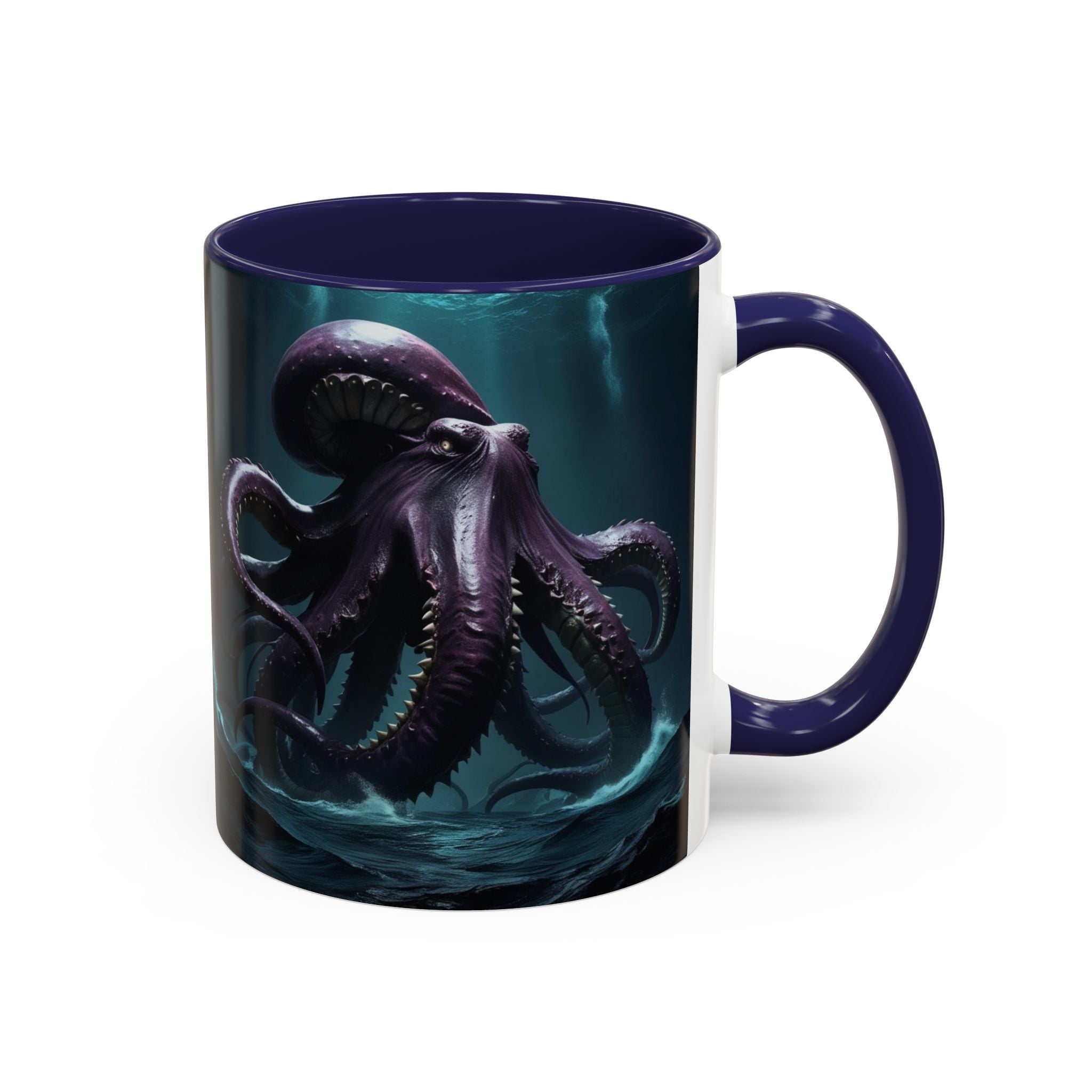 Kraken Coffee Cup: Giant Squid Coffee Mug, Mythical Creature, Octopus Gift