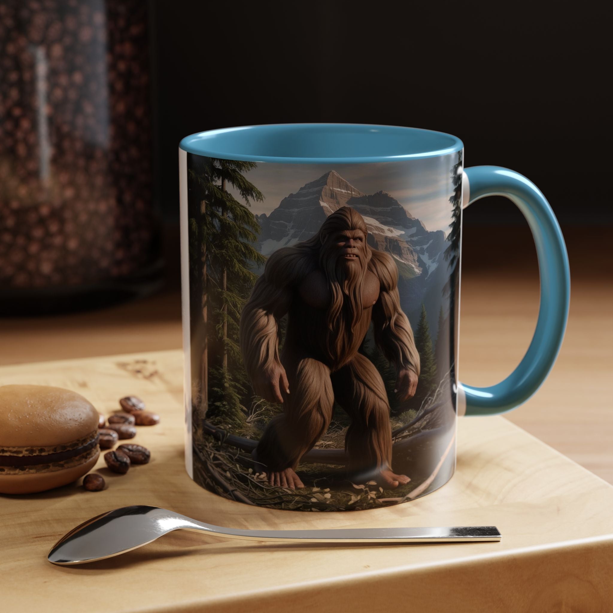 Bigfoot Mug: Sasquatch Coffee Cup, Mythical Creature, Camping Mugs for Men, Cryptozoology