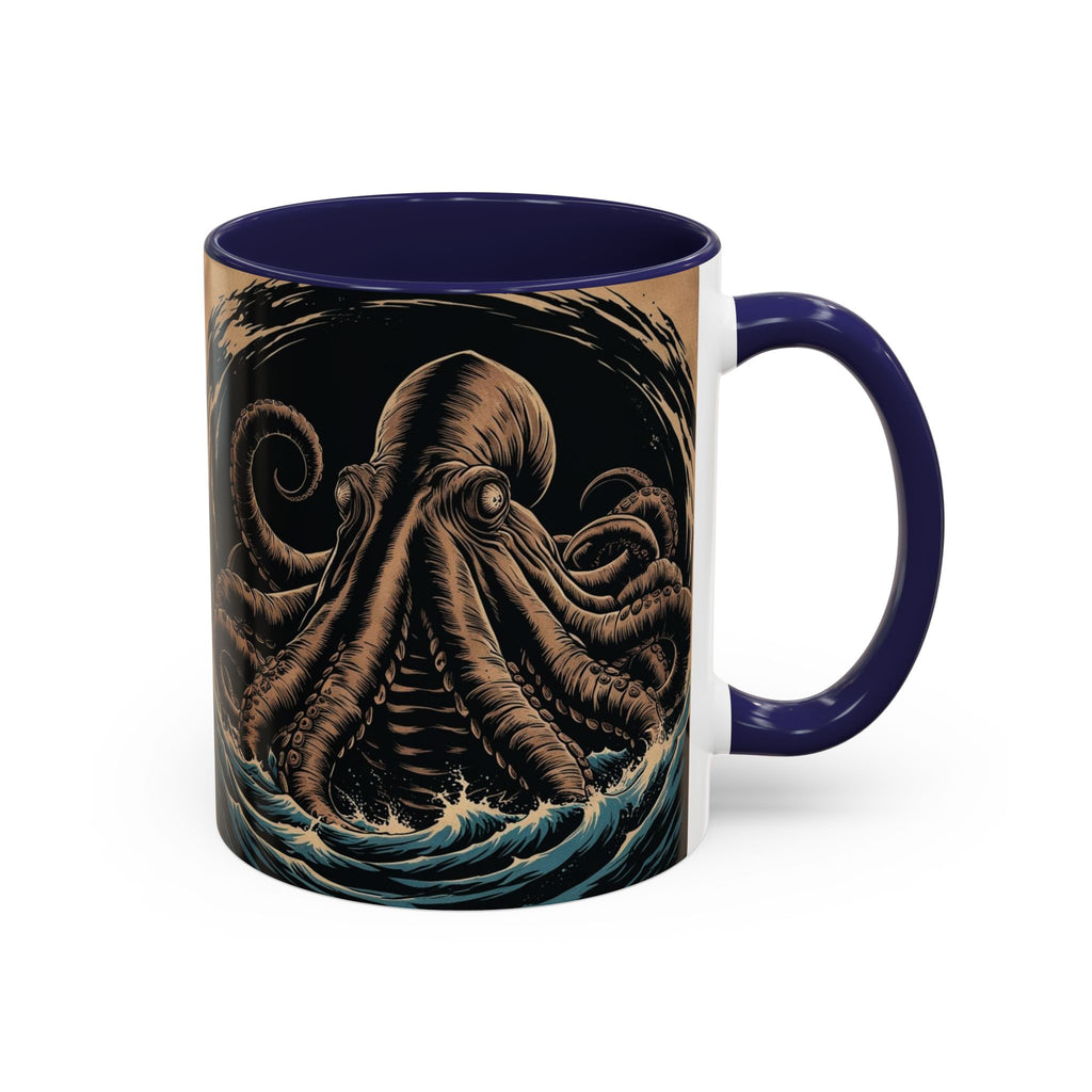 Kraken Coffee Mug: Giant Squid Coffee Cup, Sea Creature, Mugs for Men