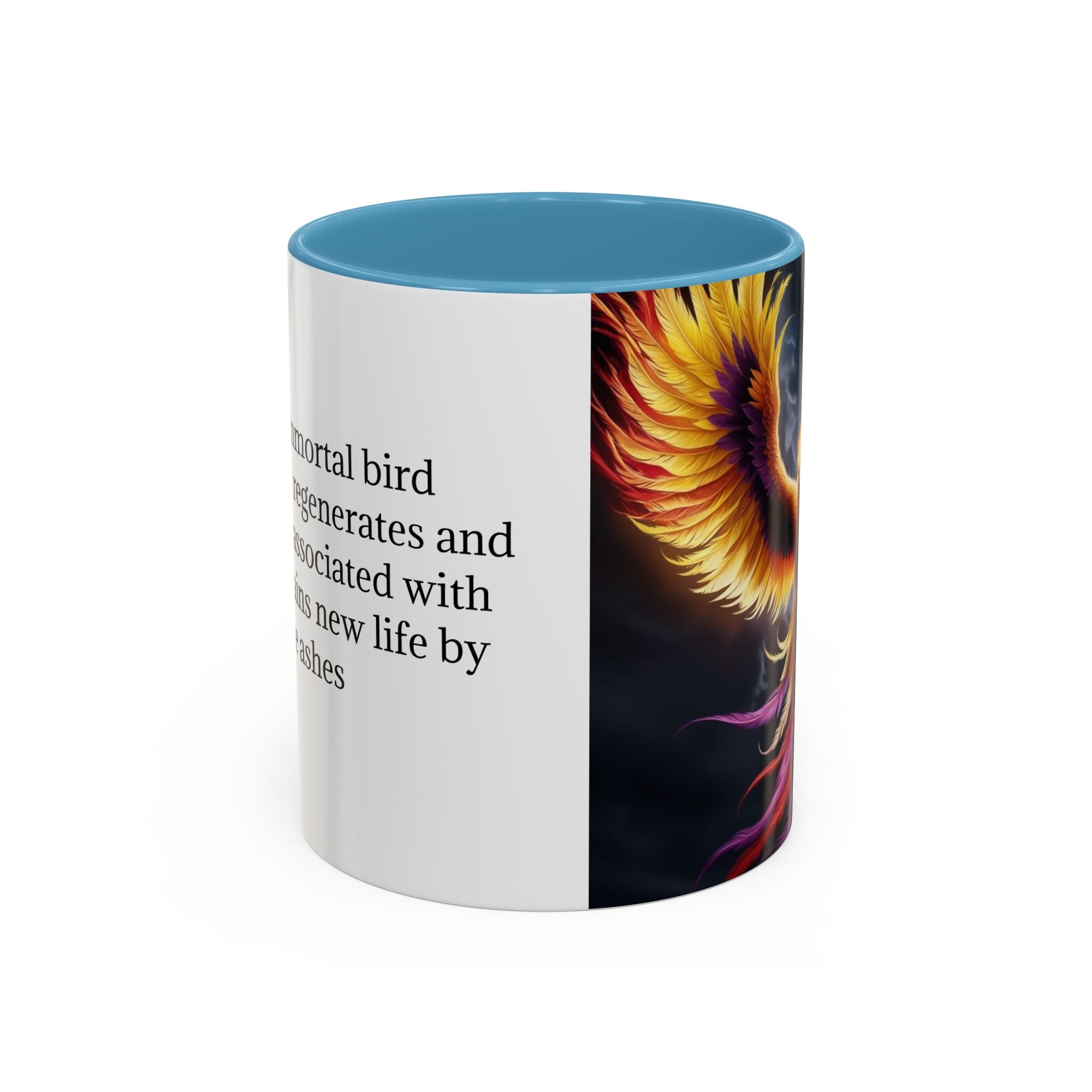 Phoenix Coffee Mug: Mythical Firebird Ceramic Cup, Fantasy Mug, Legendary Creature