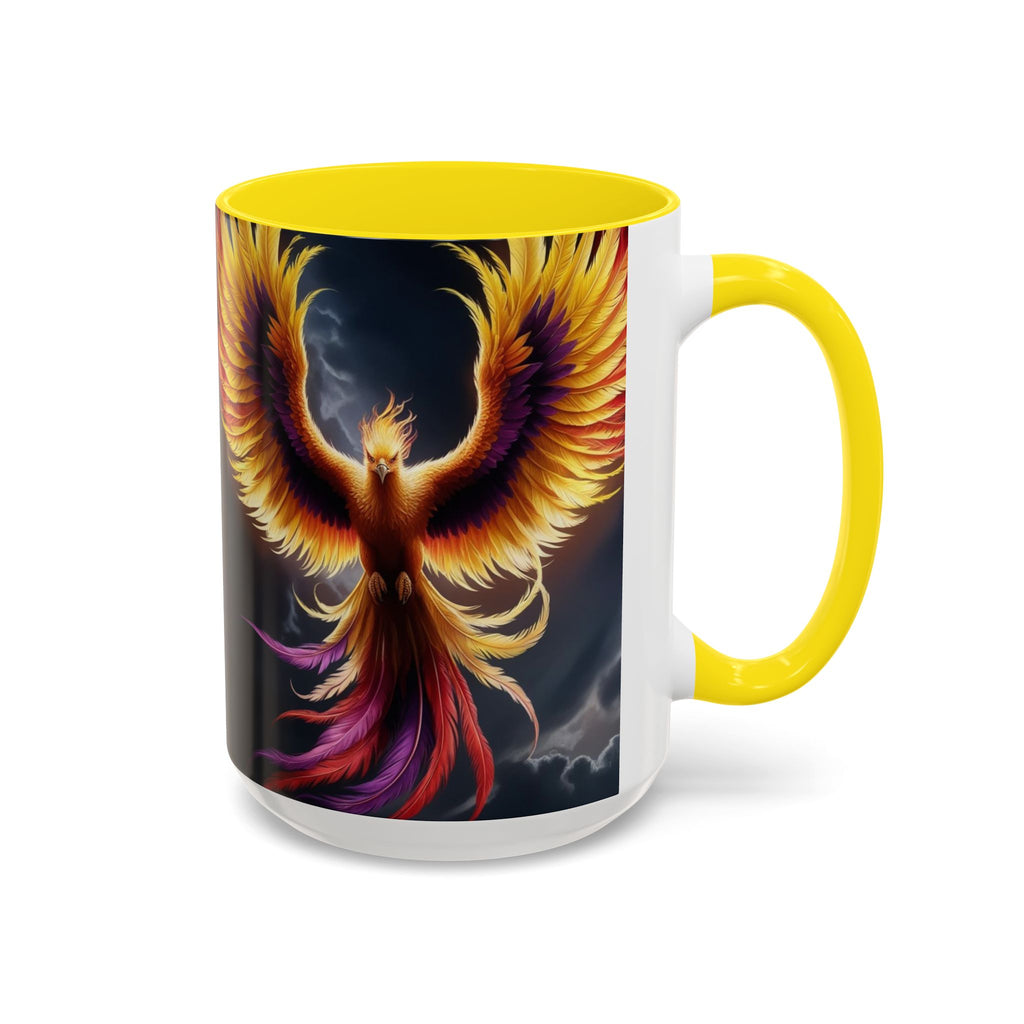 Phoenix Coffee Mug: Mythical Firebird Ceramic Cup, Fantasy Mug, Legendary Creature