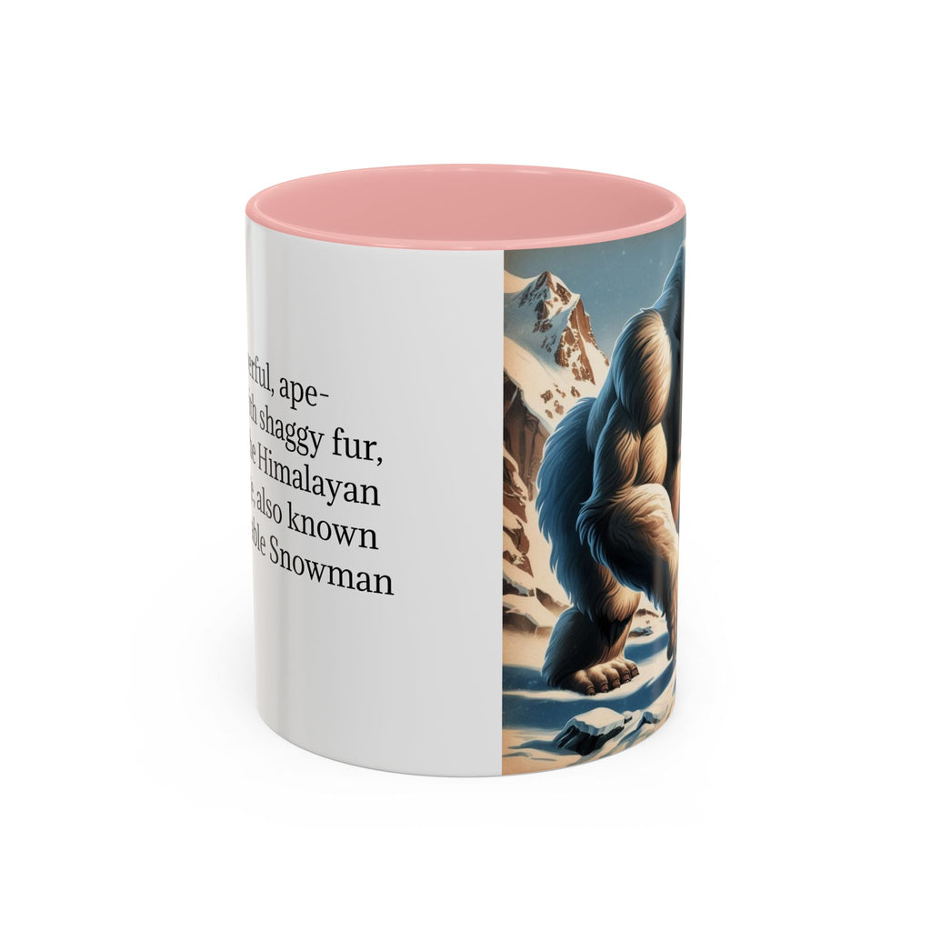 Abominable Snowman Coffee Mug: Himalayan Mountain Yeti, Mythical Creature, Sasquatch Gift