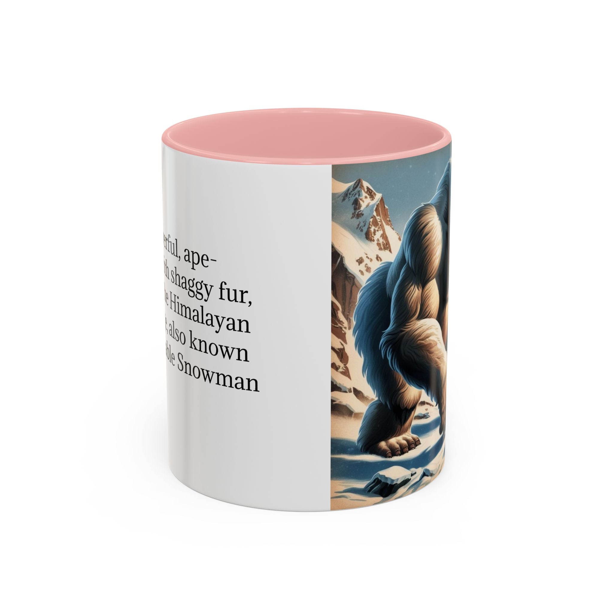 Abominable Snowman Coffee Mug: Himalayan Mountain Yeti, Mythical Creature, Sasquatch Gift