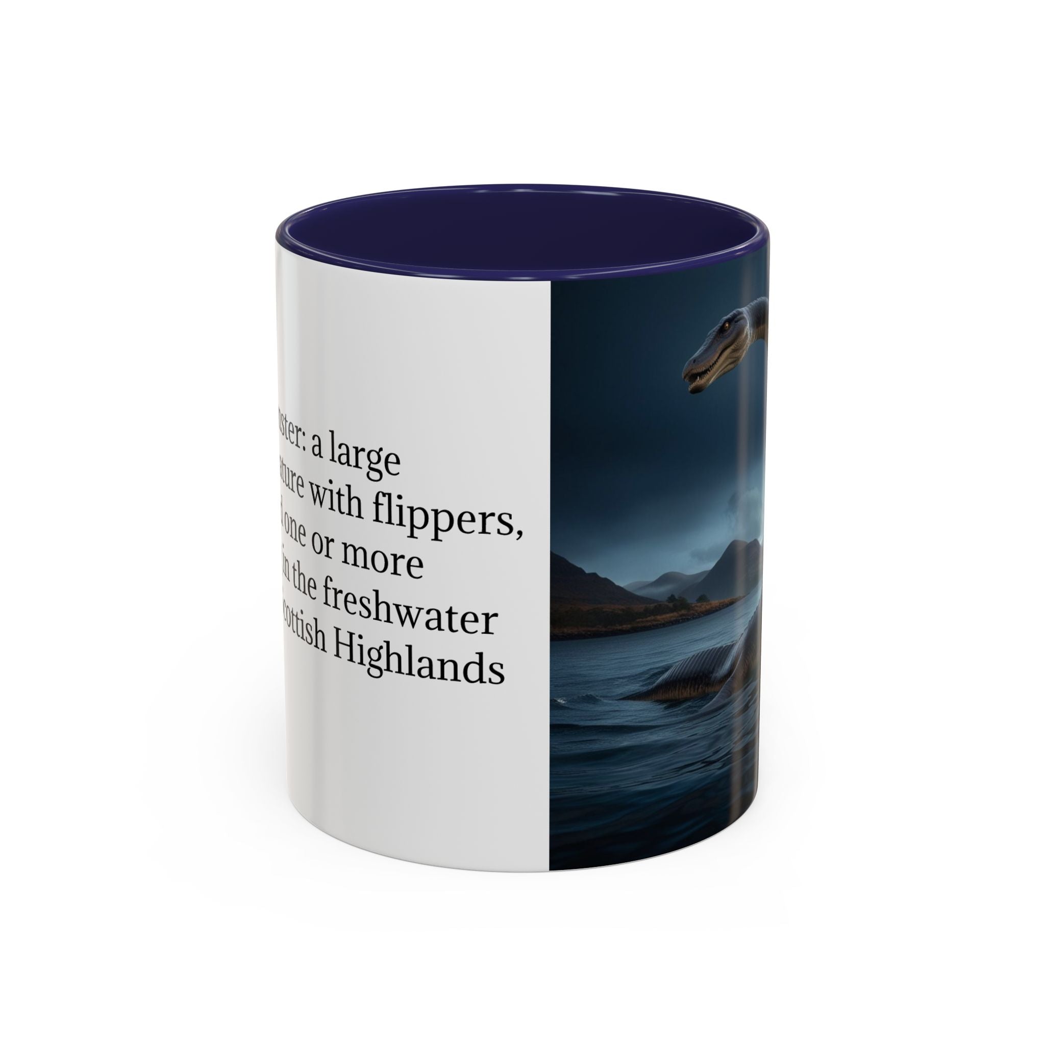 Loch Ness Monster: Nessie Coffee Cup, Legendary Sea Creature, Plesiosaurus Gift