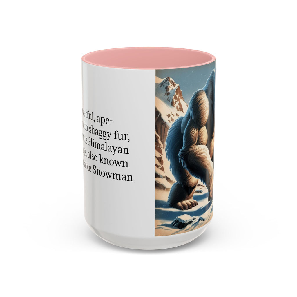 Abominable Snowman Coffee Mug: Himalayan Mountain Yeti, Mythical Creature, Sasquatch Gift