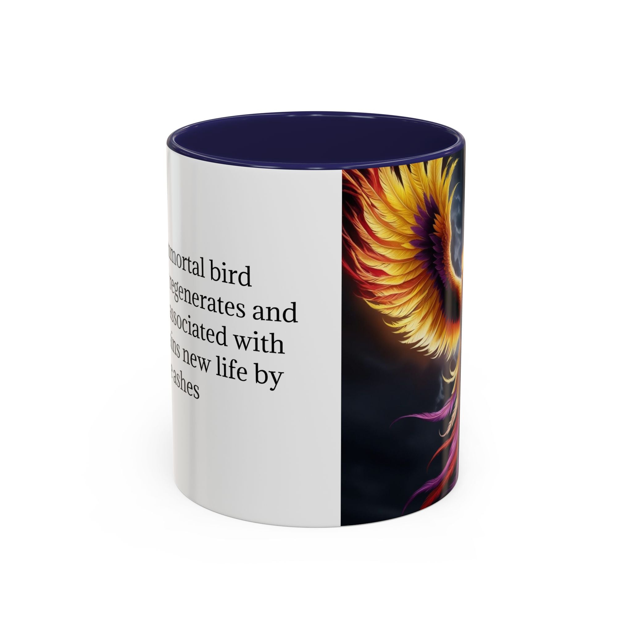 Phoenix Coffee Mug: Mythical Firebird Ceramic Cup, Fantasy Mug, Legendary Creature