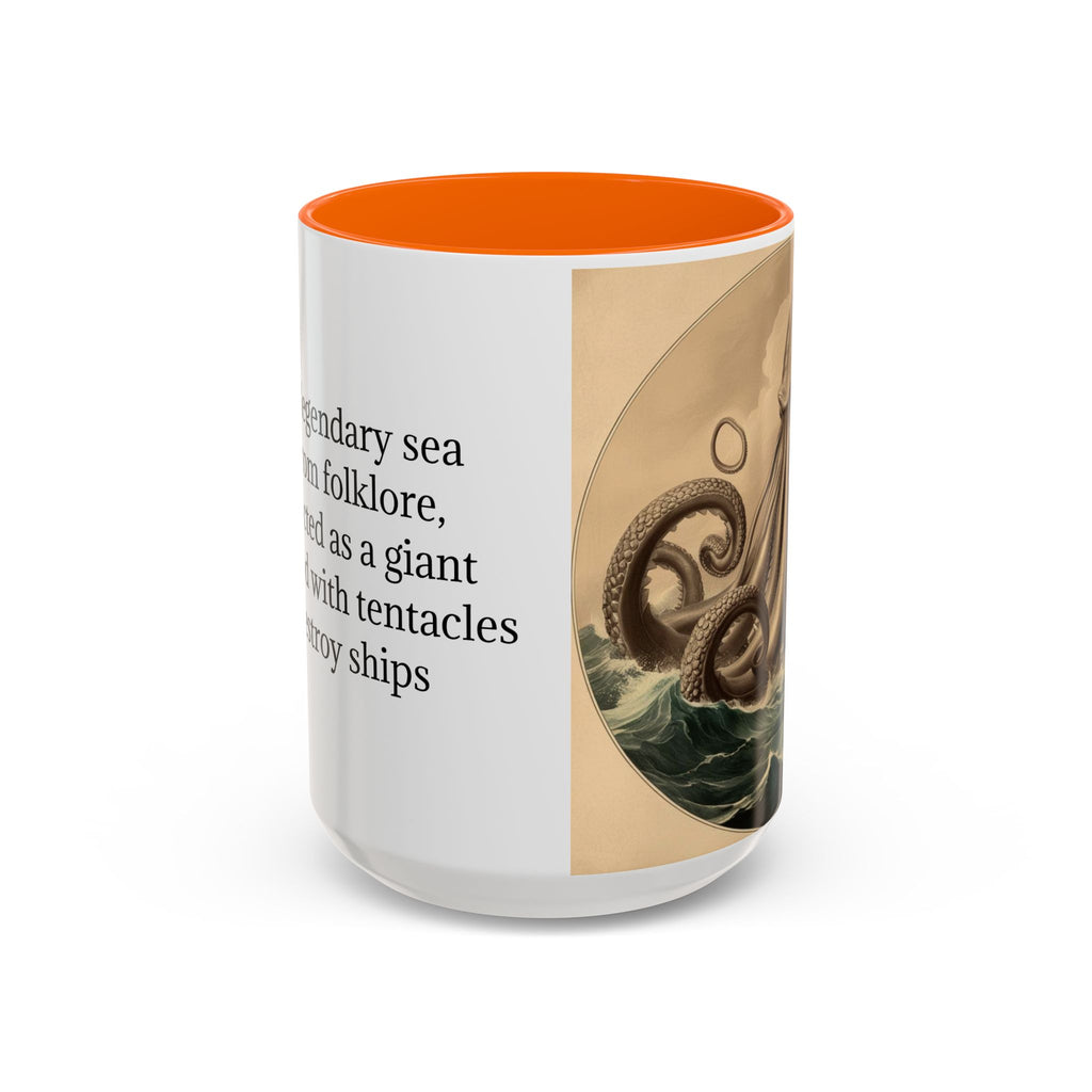Kraken Coffee Cup: Giant Squid Coffee Mug, Mugs for Men, Mythical Creature