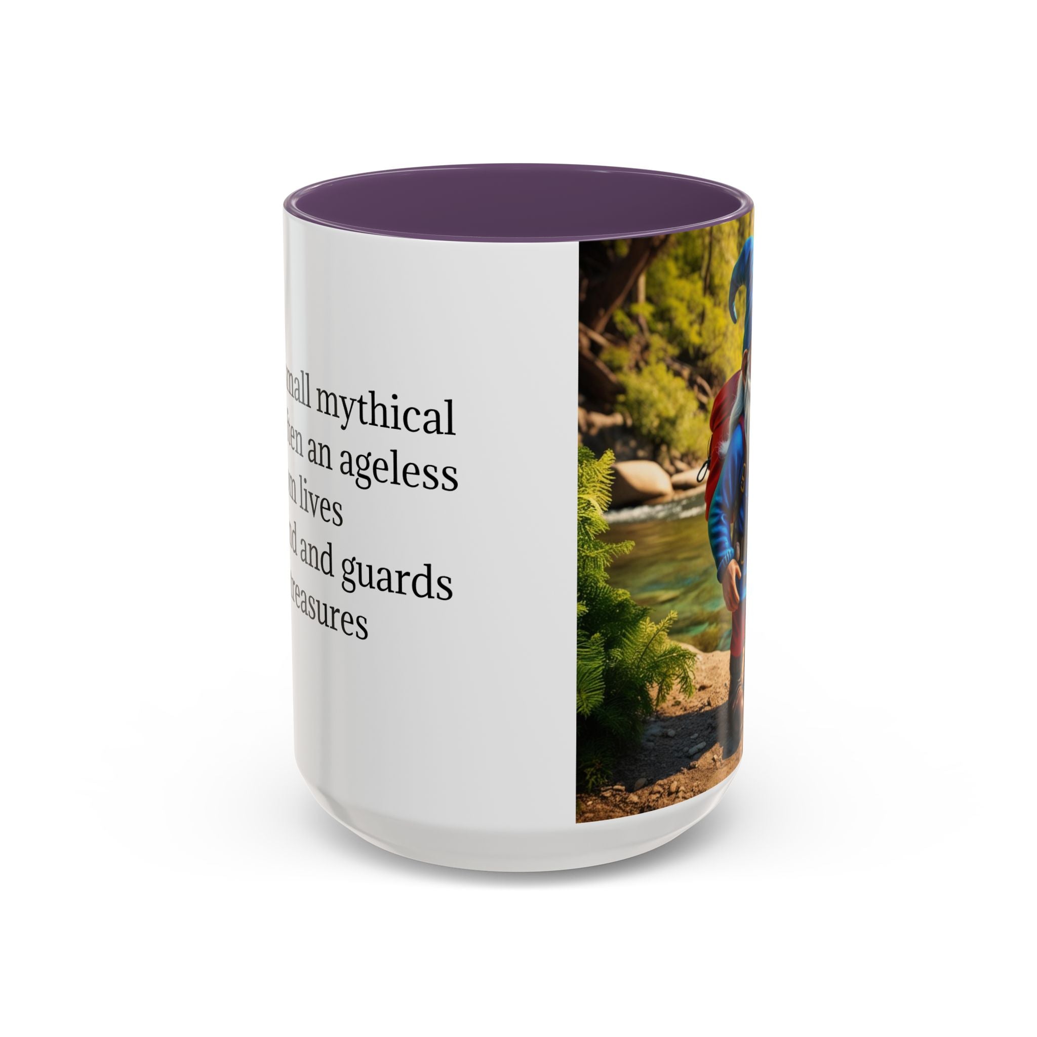 Gnome Mug: Nordic Folklore Gift, Scandinavian Nisse, Enchanted Creature Coffee Cup