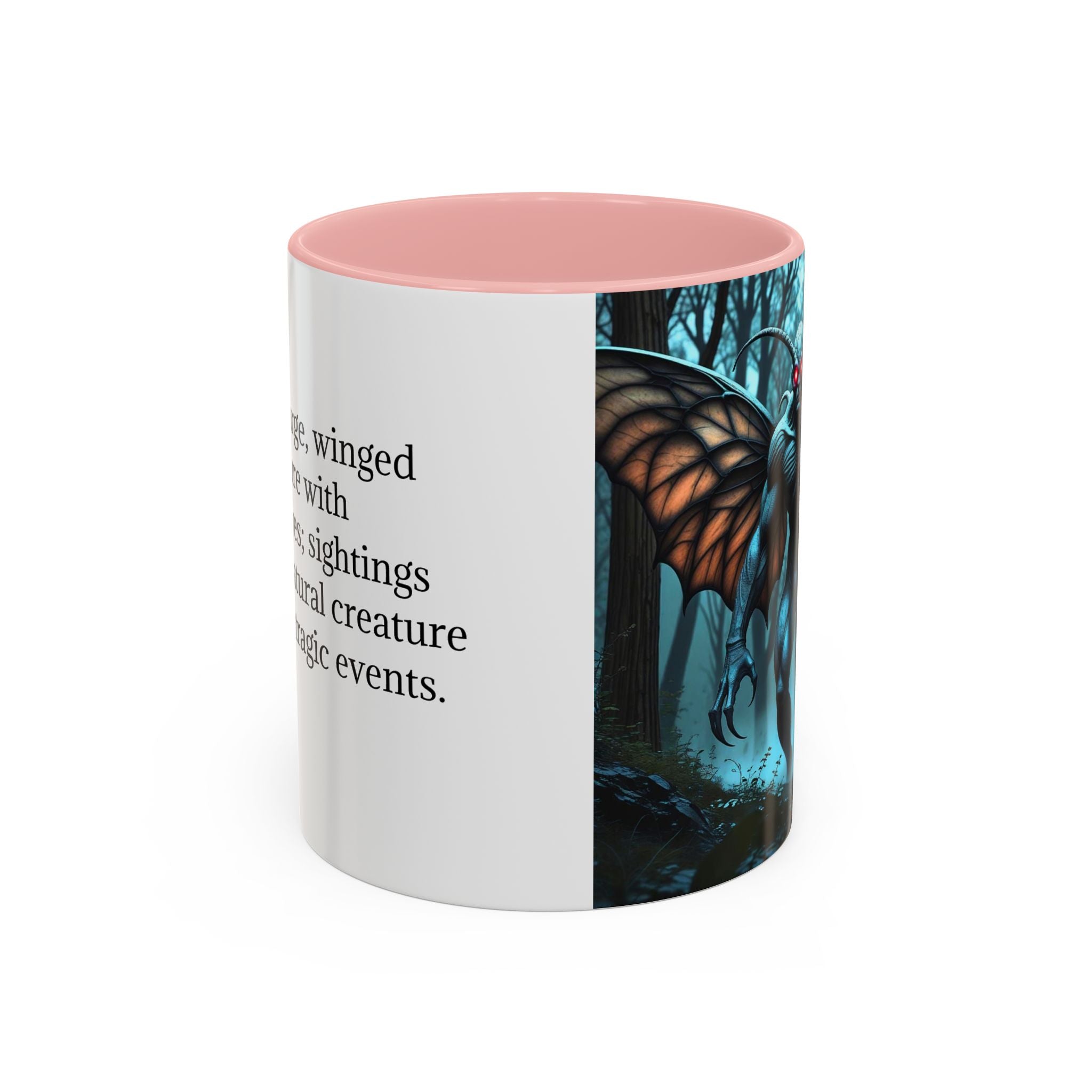 Mothman Mug: Supernatural Coffee Cup, Mythical Creature, Urban Legend (Forrest)
