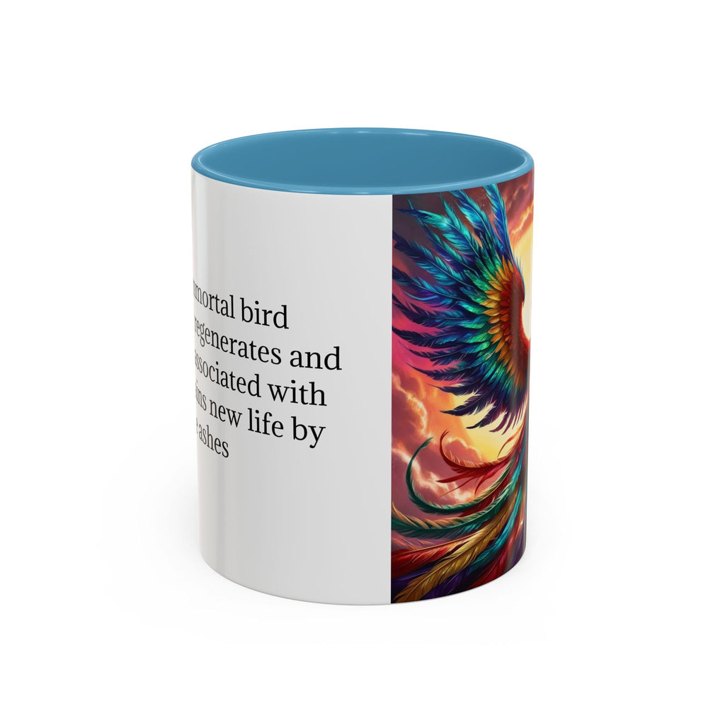 Phoenix Bird Coffee Cup: Mythical Creature, Firebird Coffee Mug, Rise from the Ashes