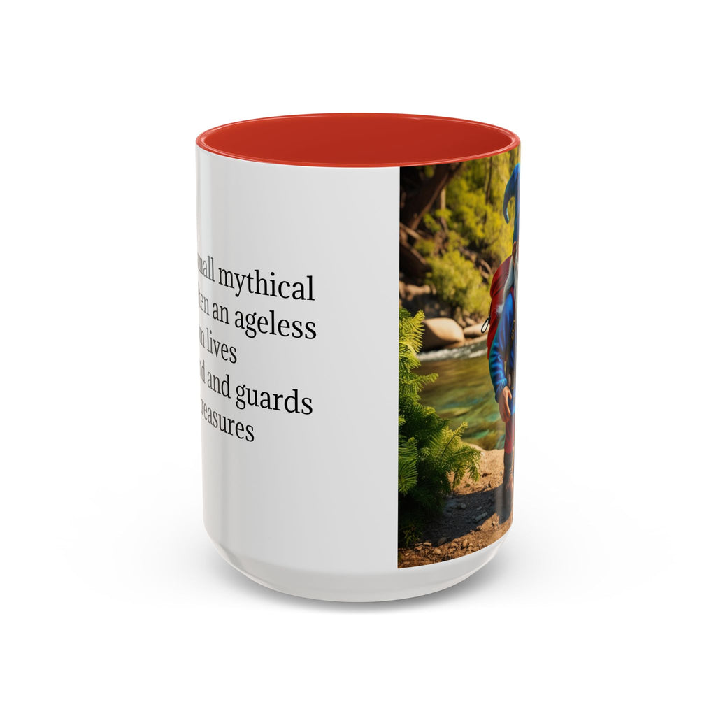 Gnome Mug: Nordic Folklore Gift, Scandinavian Nisse, Enchanted Creature Coffee Cup