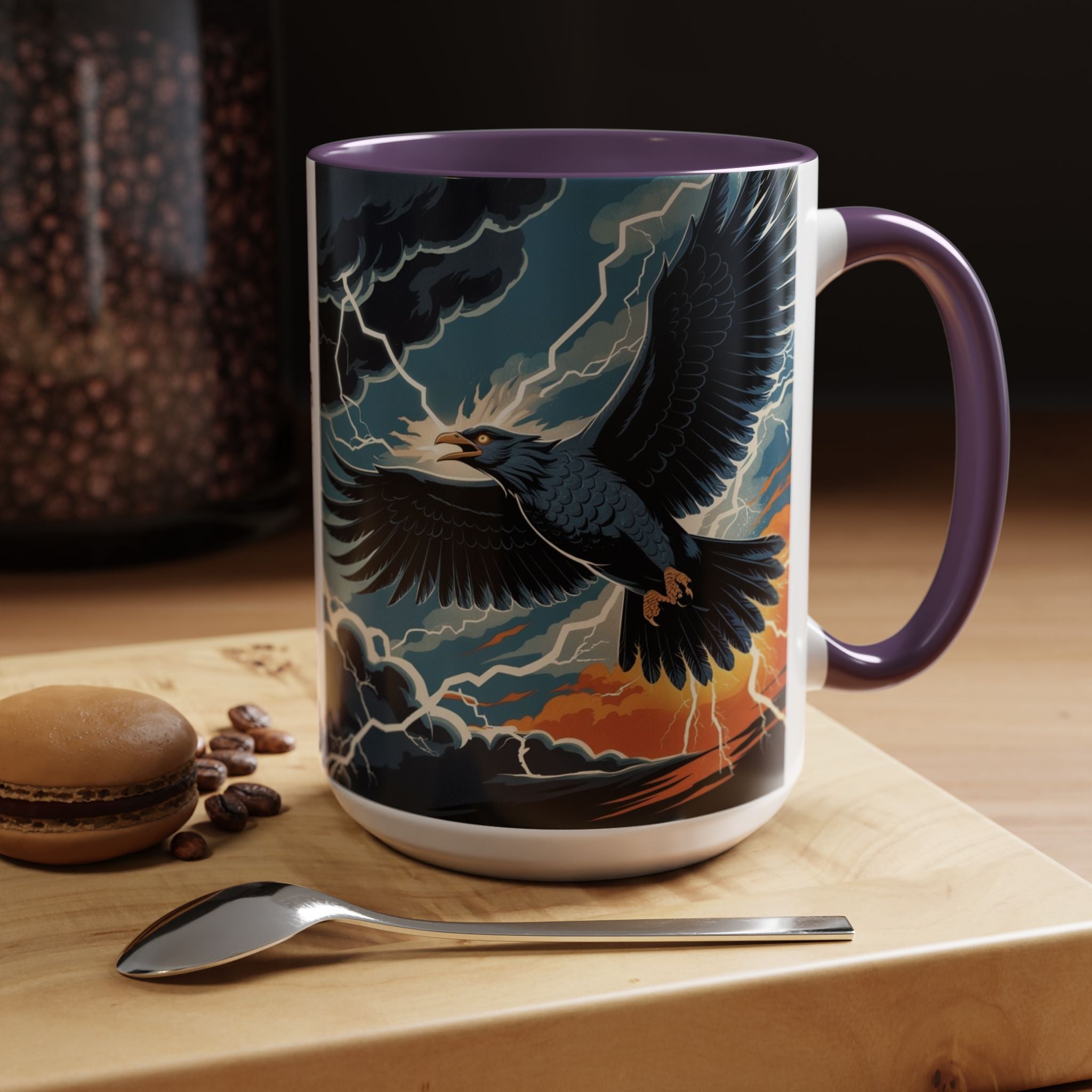 Thunderbird Coffee Cup: Native American Folklore, Legendary Creature, Coffee Mug Gift