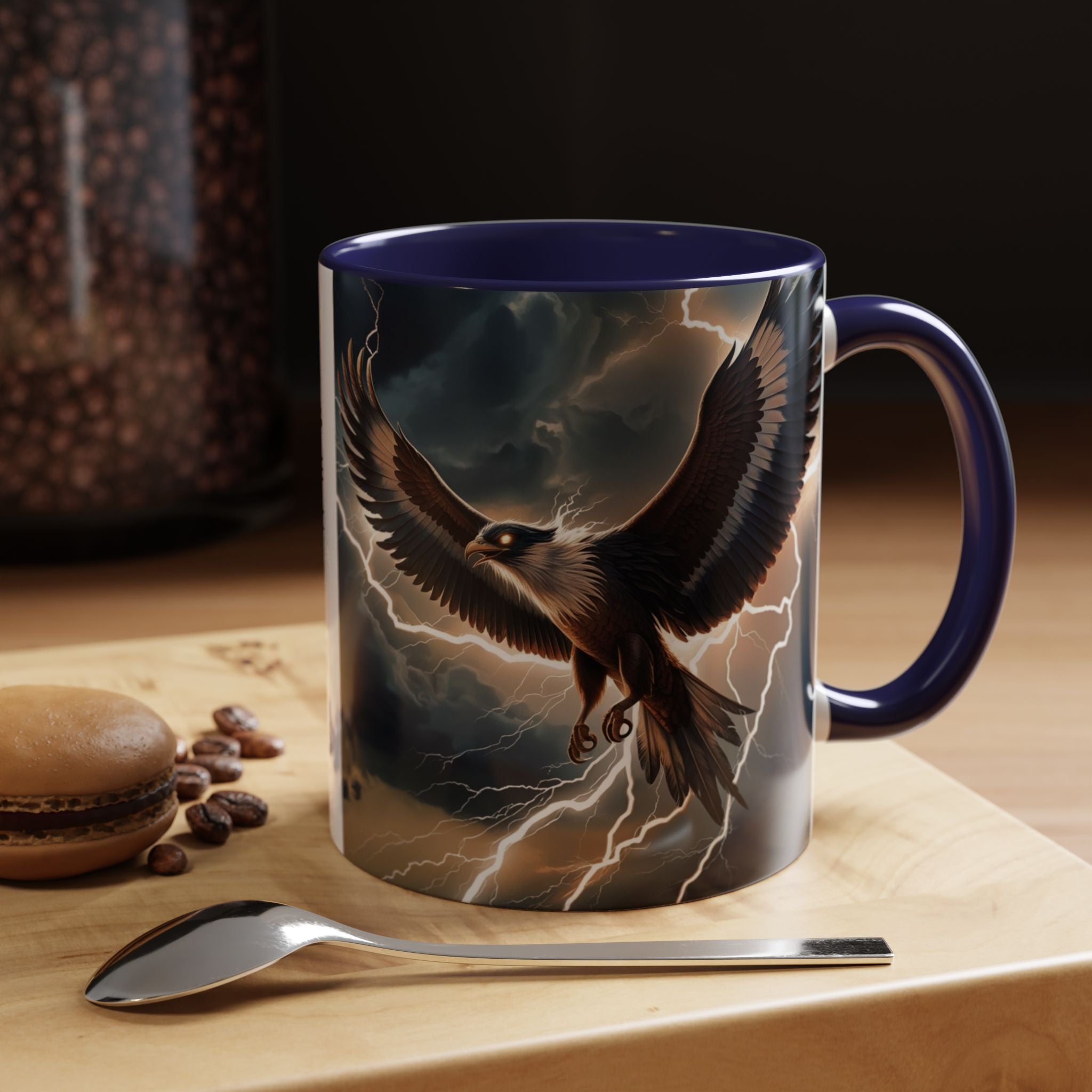 Thunderbird Coffee Cup: Legendary Creature, Spirit Animal, Cryptid Mugs for Men
