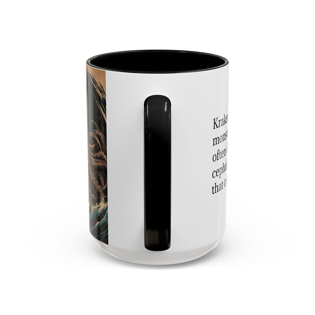 Kraken Coffee Mug: Giant Squid Coffee Cup, Sea Creature, Mugs for Men