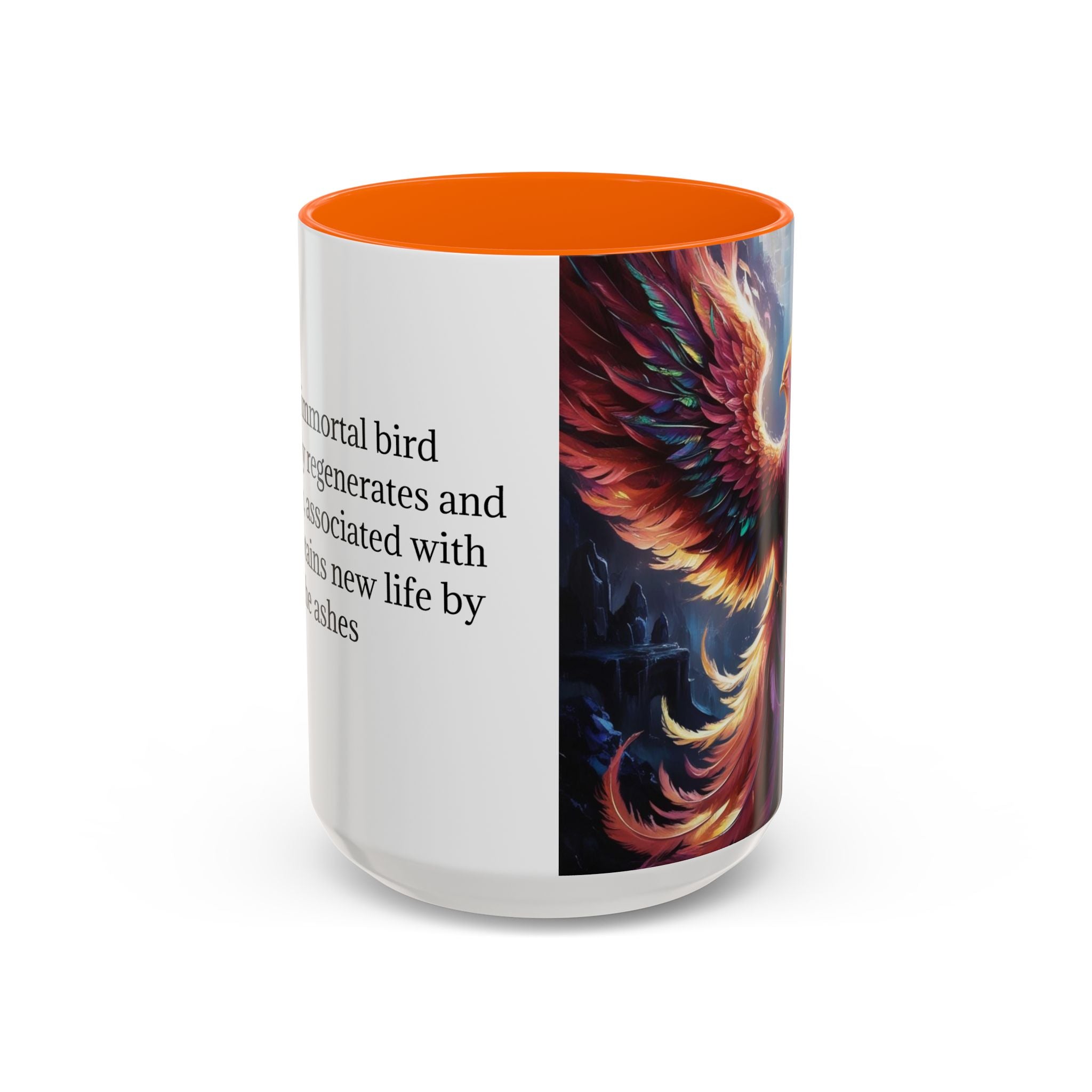 Phoenix Rising Coffee Mug: Firebird, Legendary Creature Coffee Cup, Gift for Women