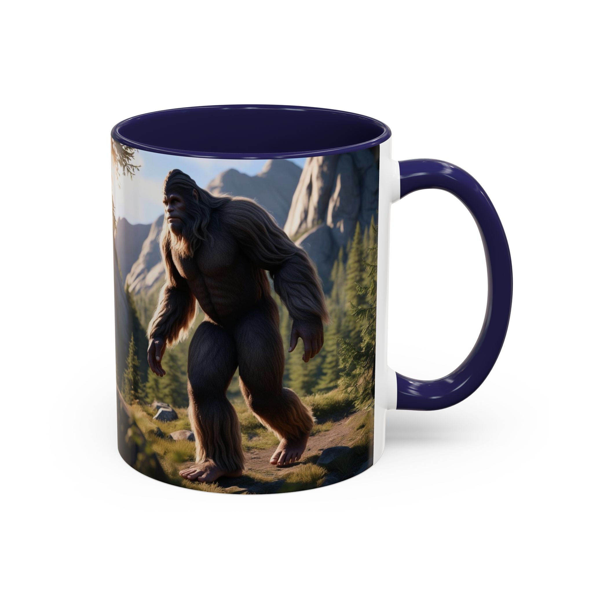Bigfoot Coffee Cup: Sasquatch Coffee Mug, Pacific Northwest Cryptid, Mythical Creature